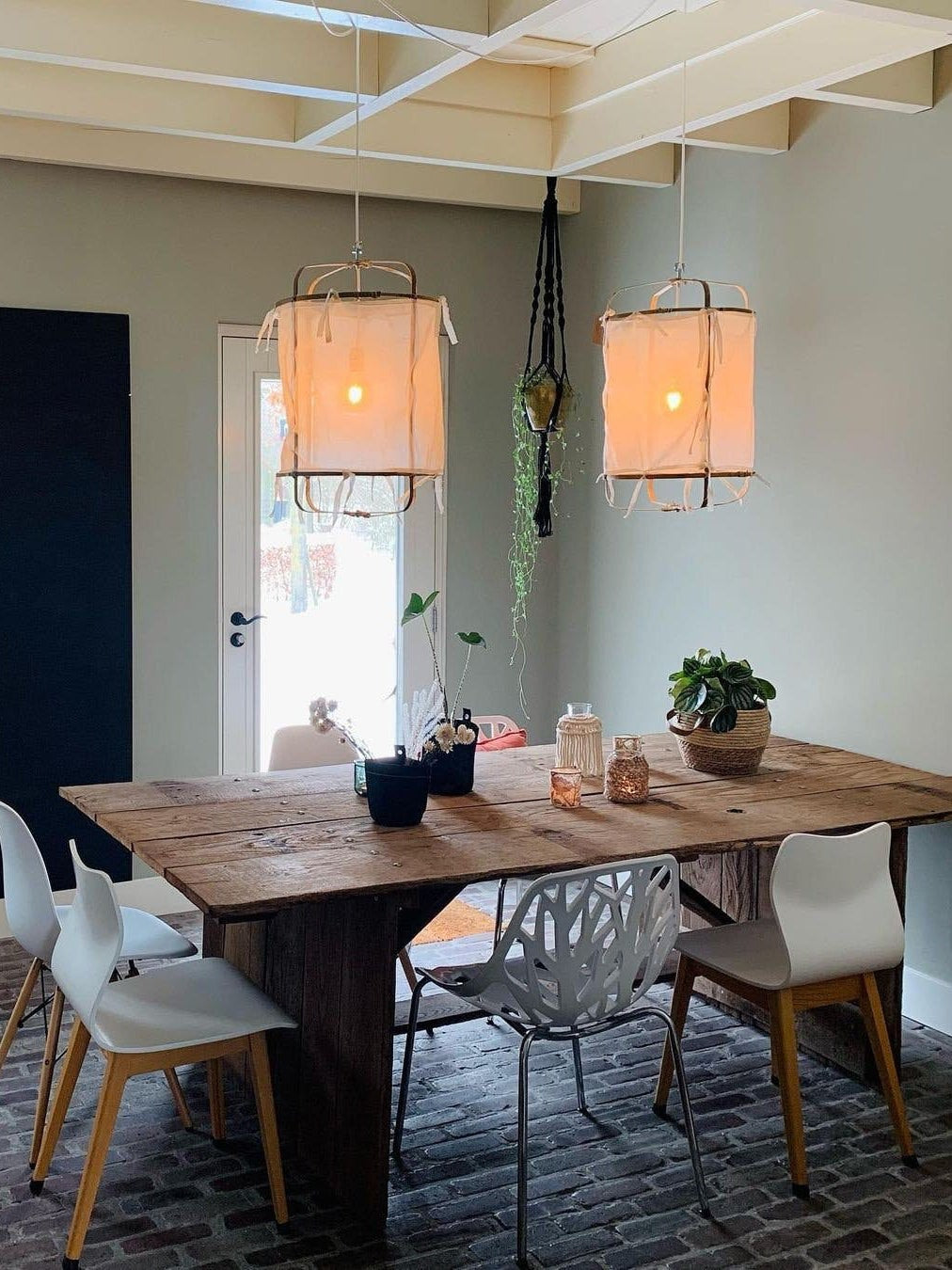 Bamboo Weave Pendant Lamp