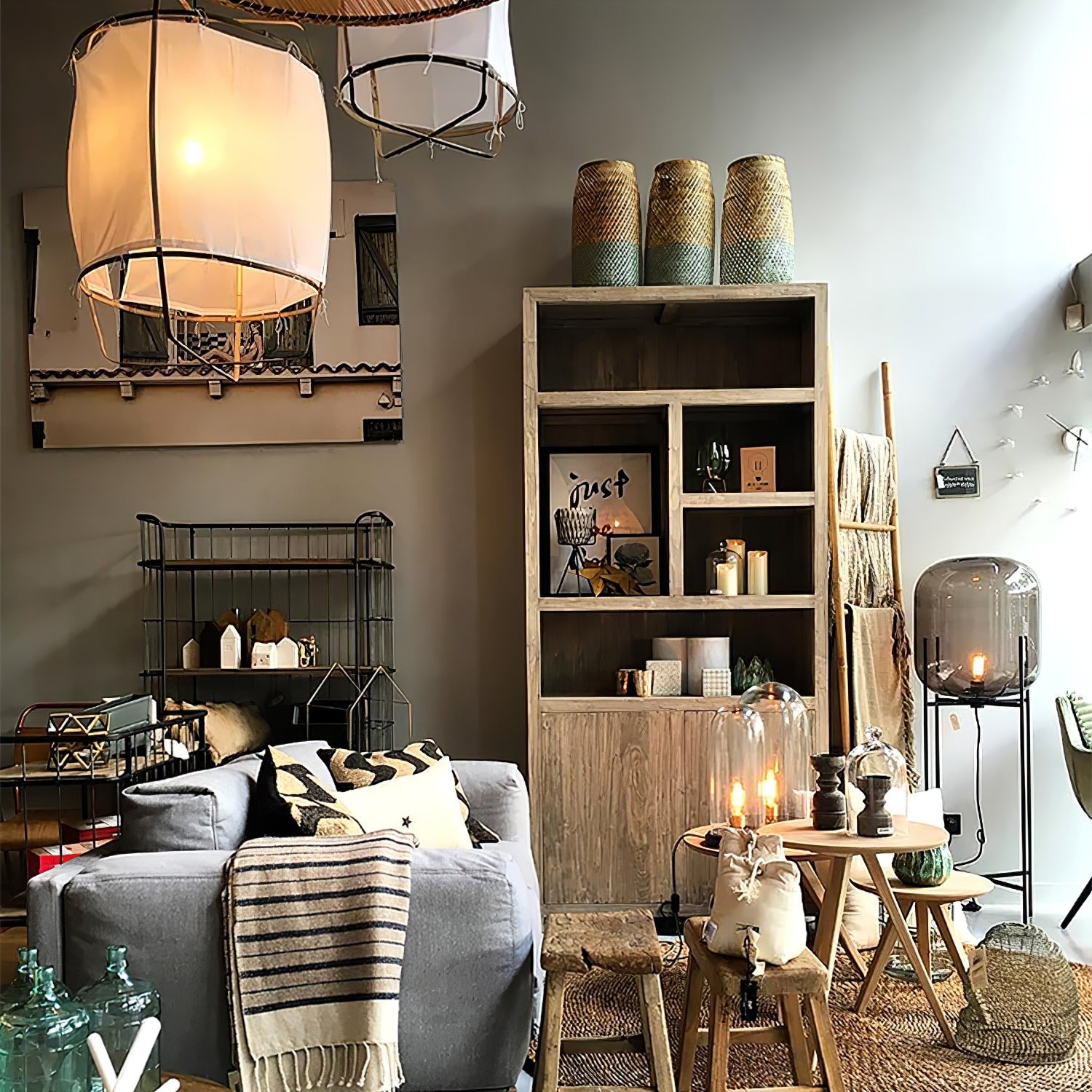 Bamboo Weave Pendant Lamp