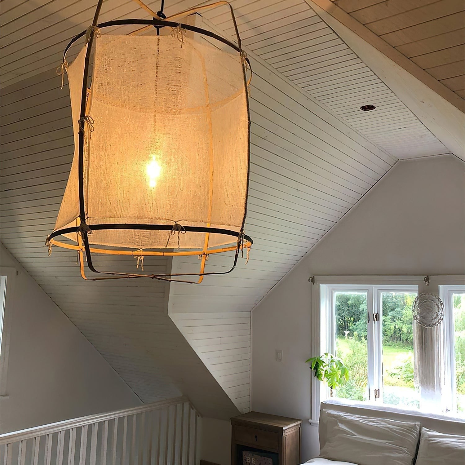 Bamboo Weave Pendant Lamp