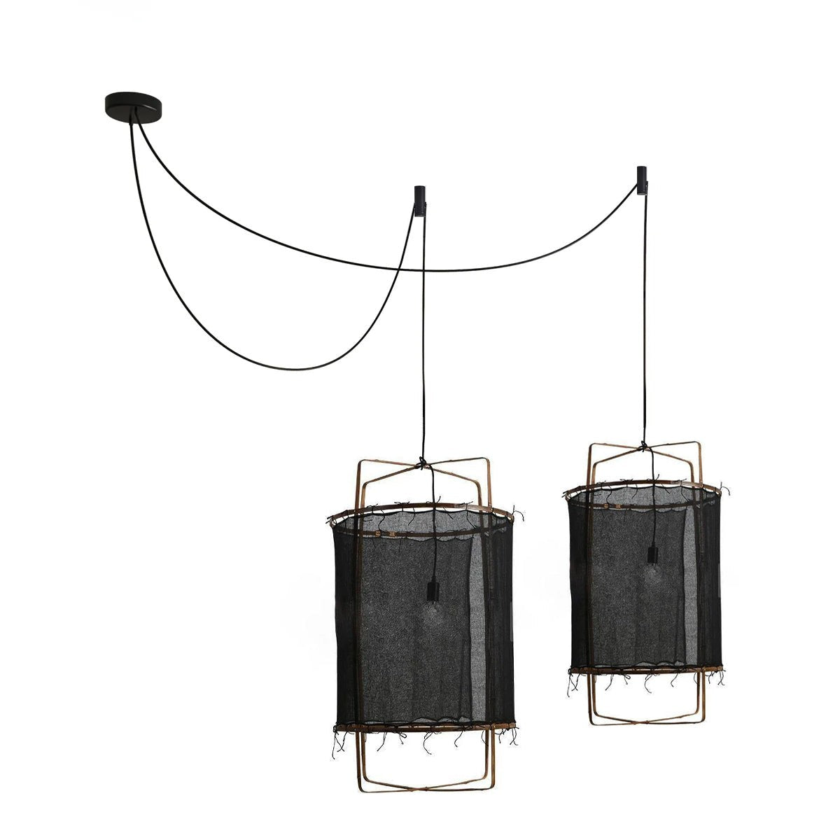 Bamboo Weave Pendant Lamp