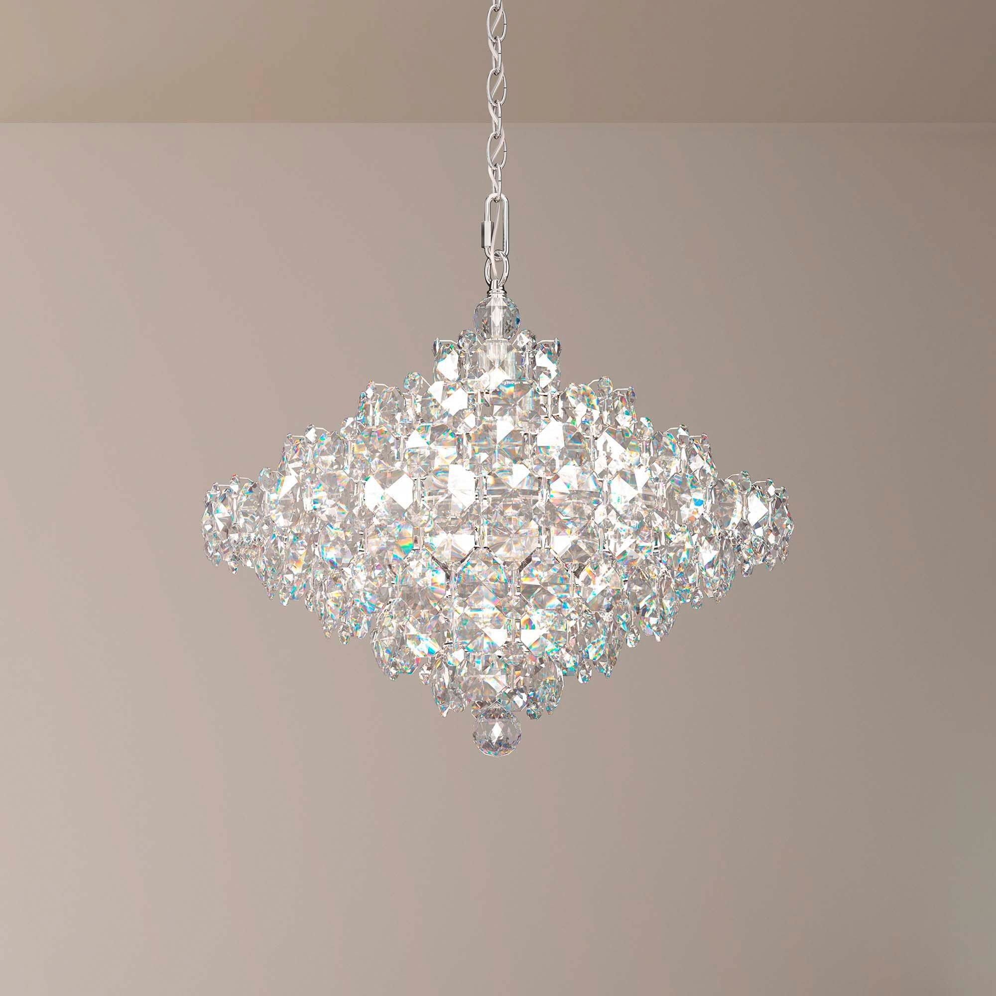 Baronet 20"H X 12-Light Crystal Pendant