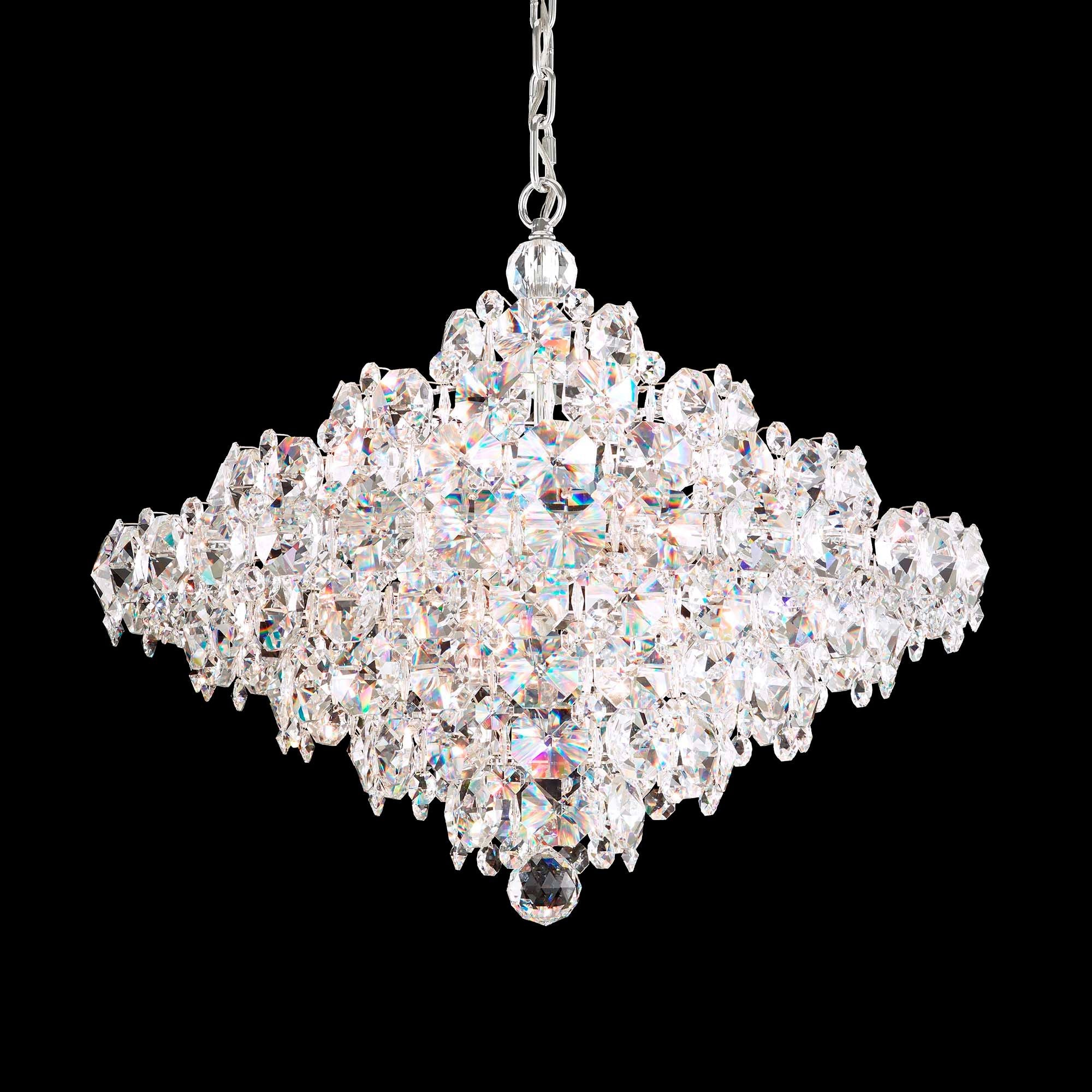 Baronet 20"H X 12-Light Crystal Pendant