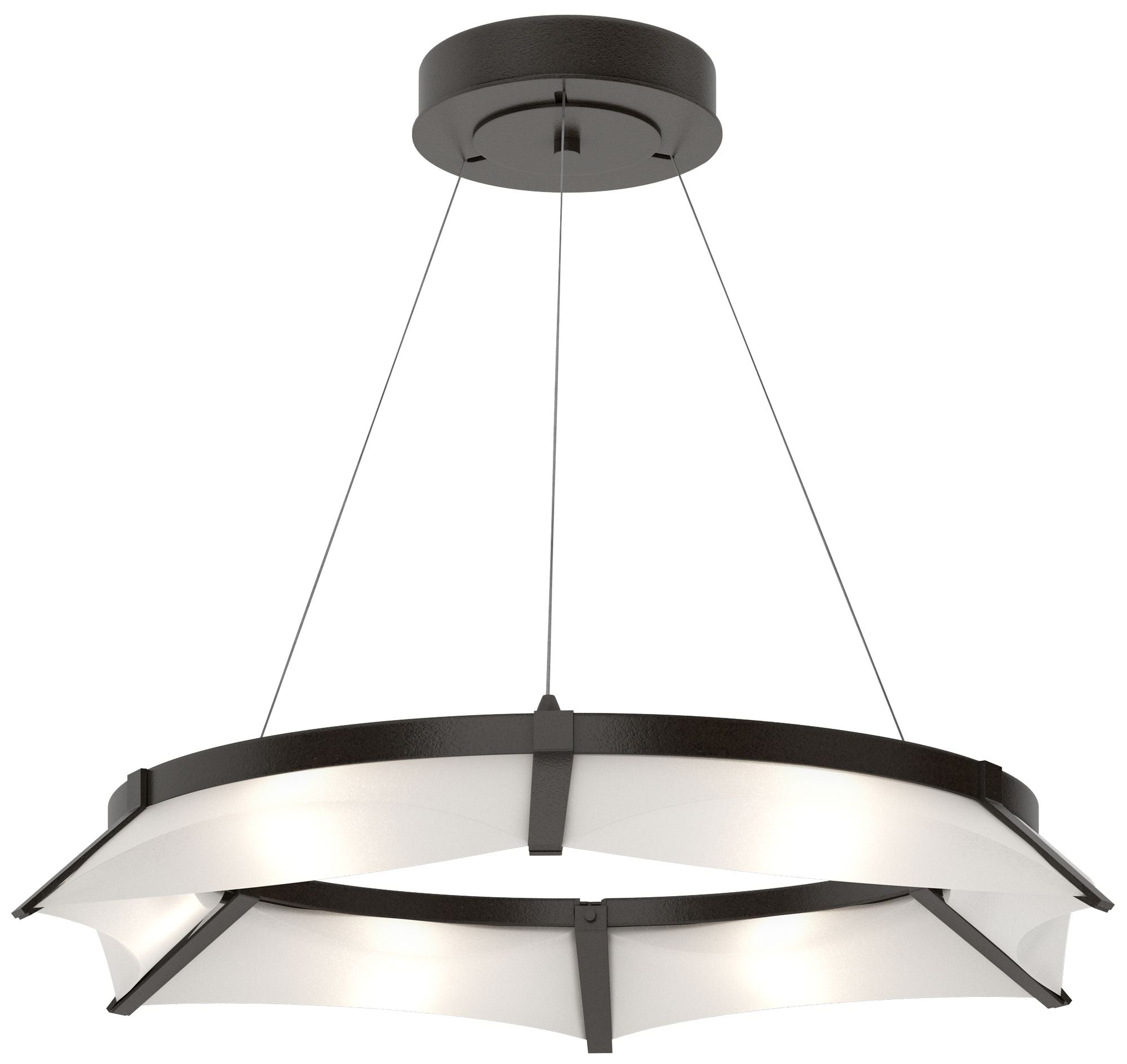 Bento 32.8"W Oil Rubbed Bronze Standard LED Chandelier