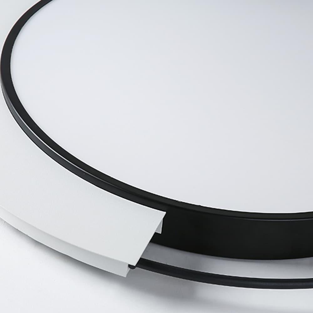 Modern Circular 1-Light Flush Mount Ceiling Light