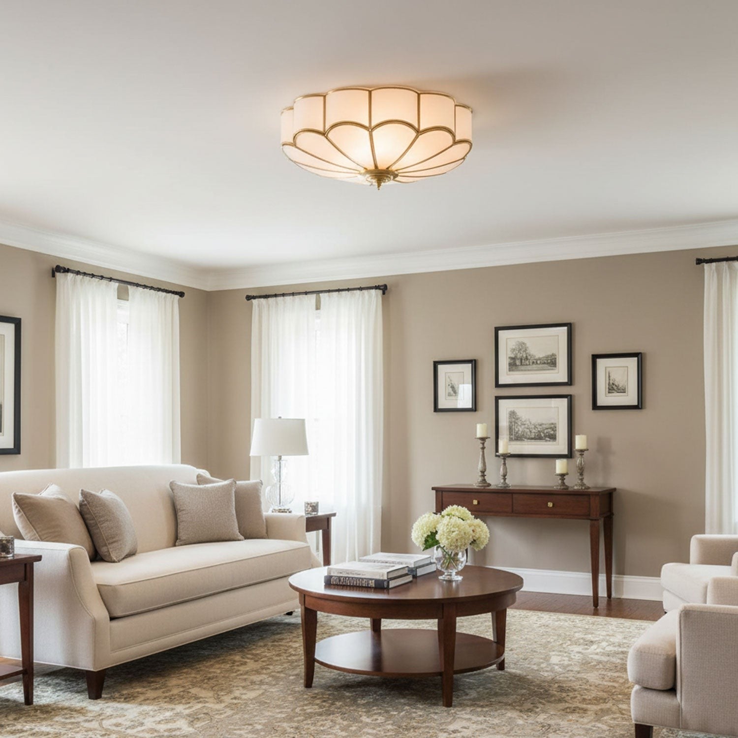 Bloom Glass Recessed Ceiling Light