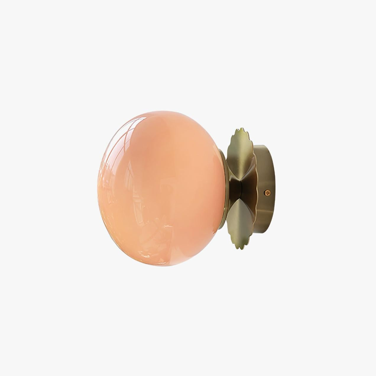Blush Glass Wall Sconce
