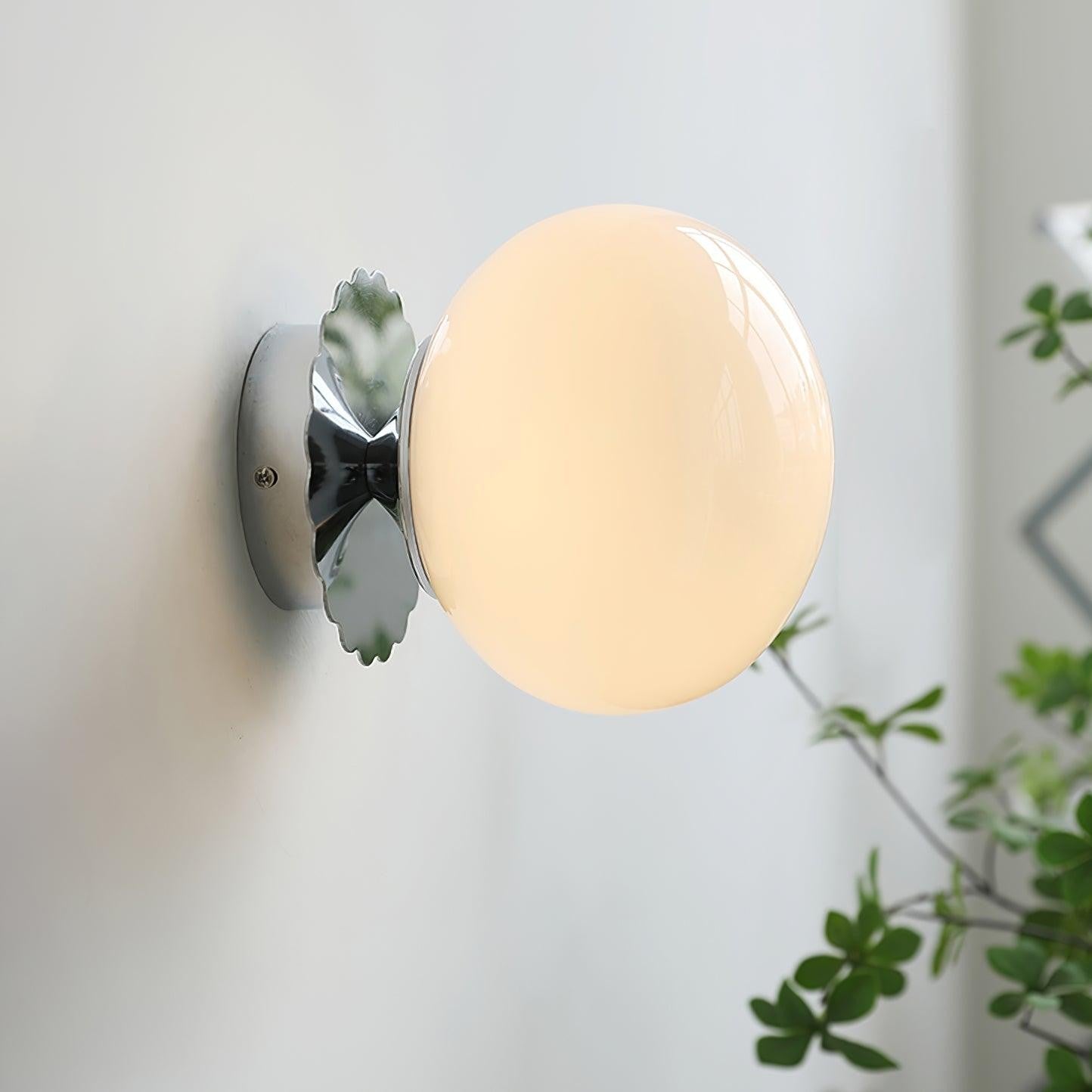 Blush Glass Wall Sconce