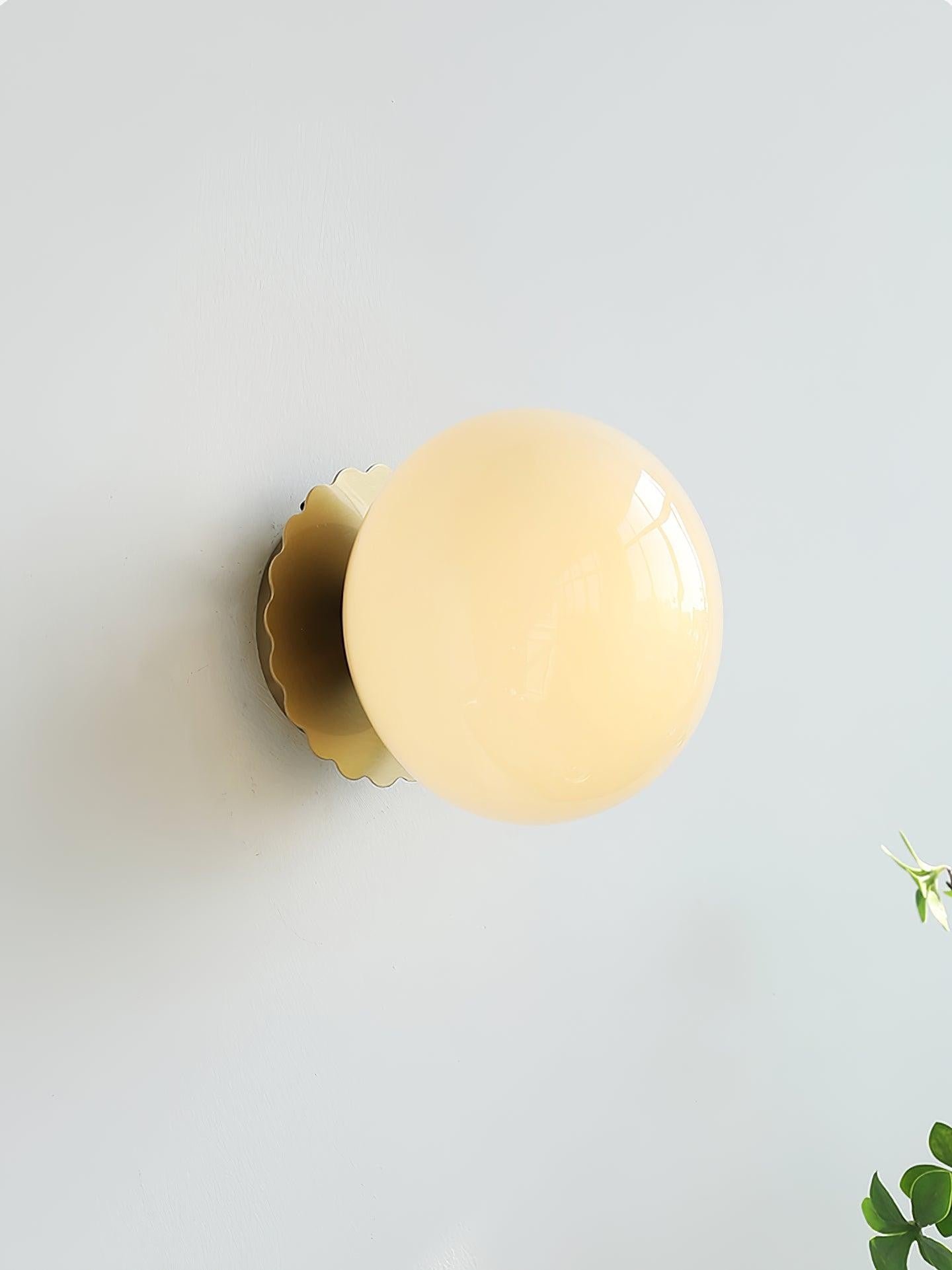 Blush Glass Wall Sconce