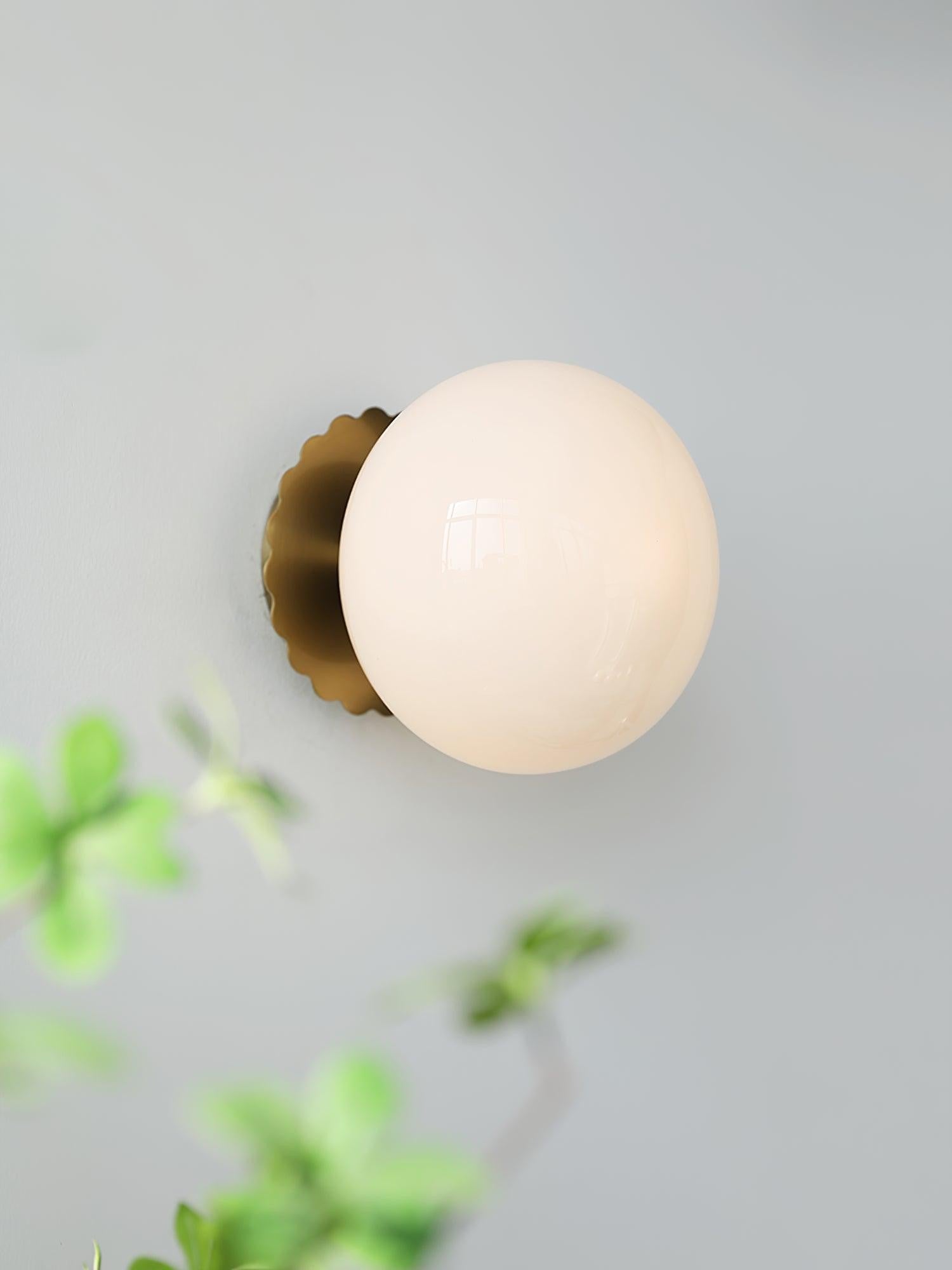 Blush Glass Wall Sconce