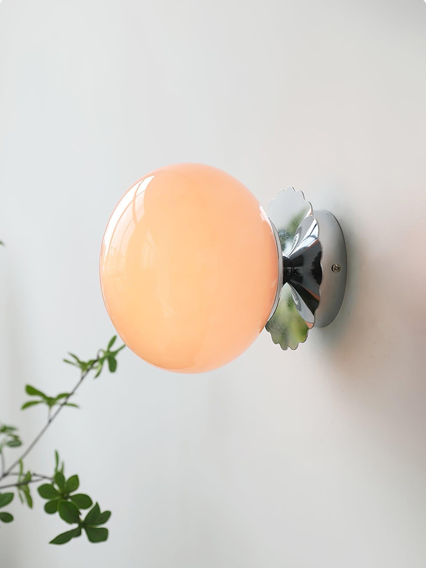 Blush Glass Wall Sconce
