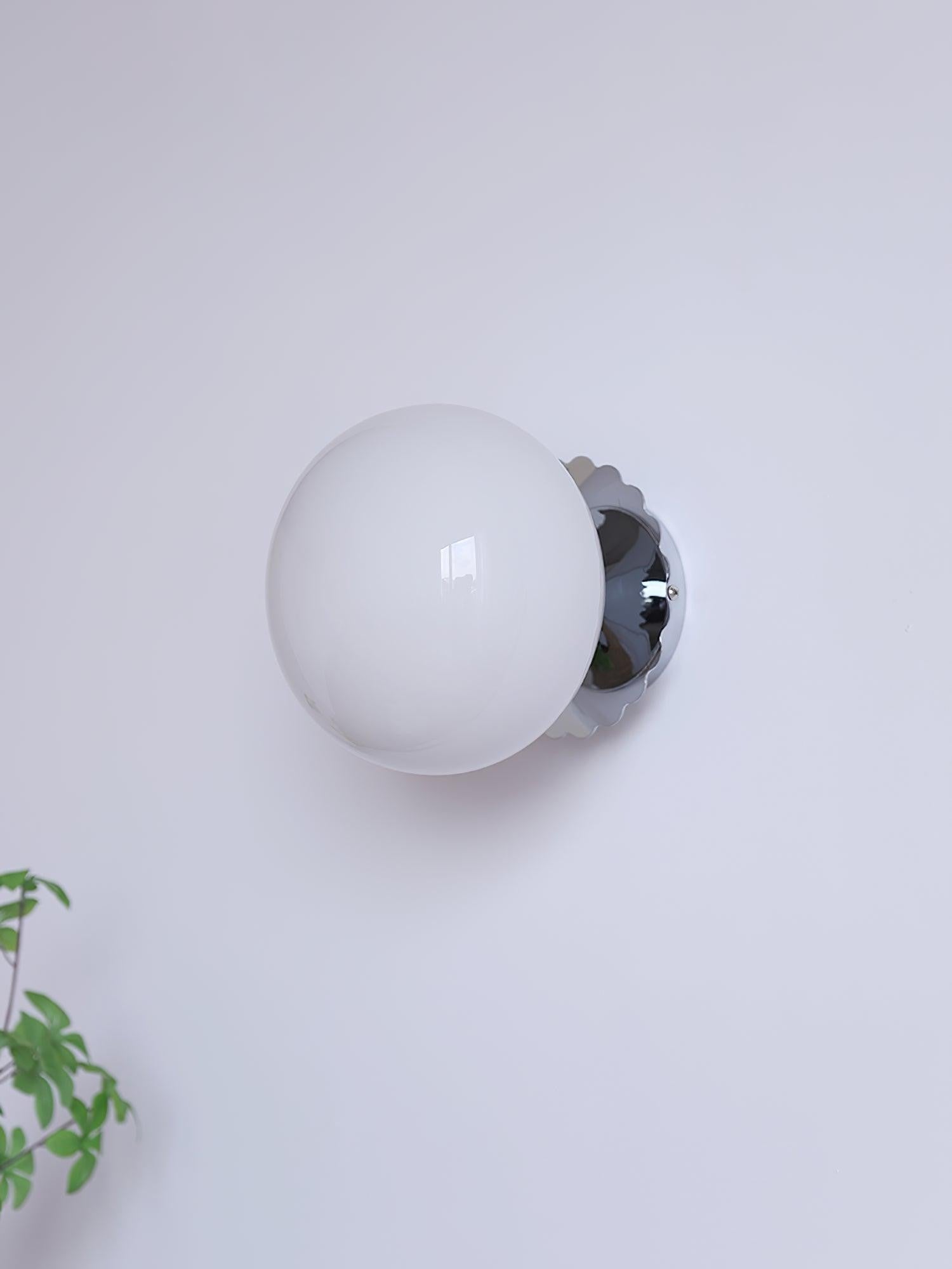 Blush Glass Wall Sconce