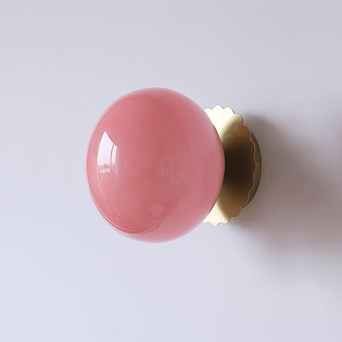 Blush Glass Wall Sconce