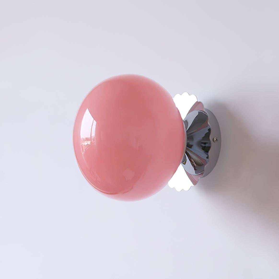 Blush Glass Wall Sconce