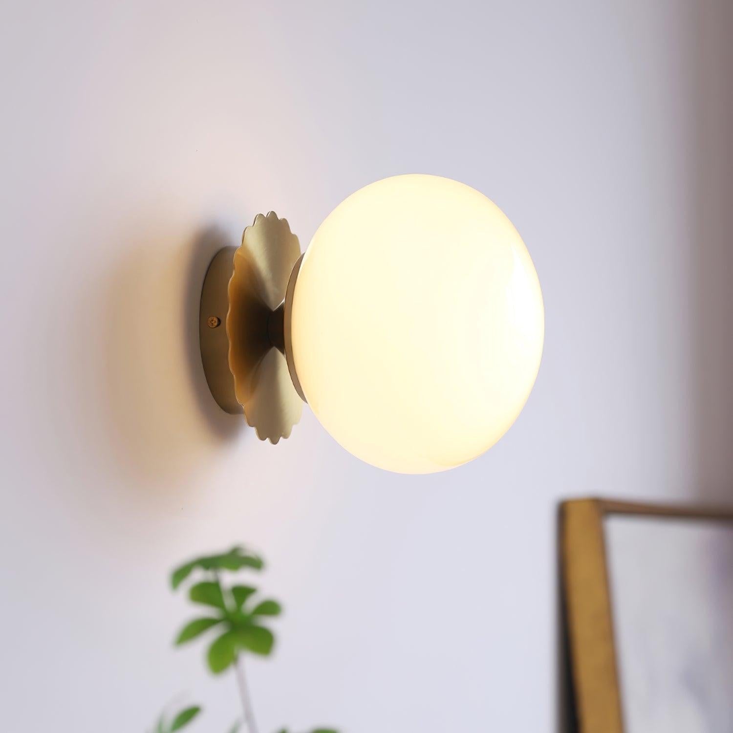 Blush Glass Wall Sconce