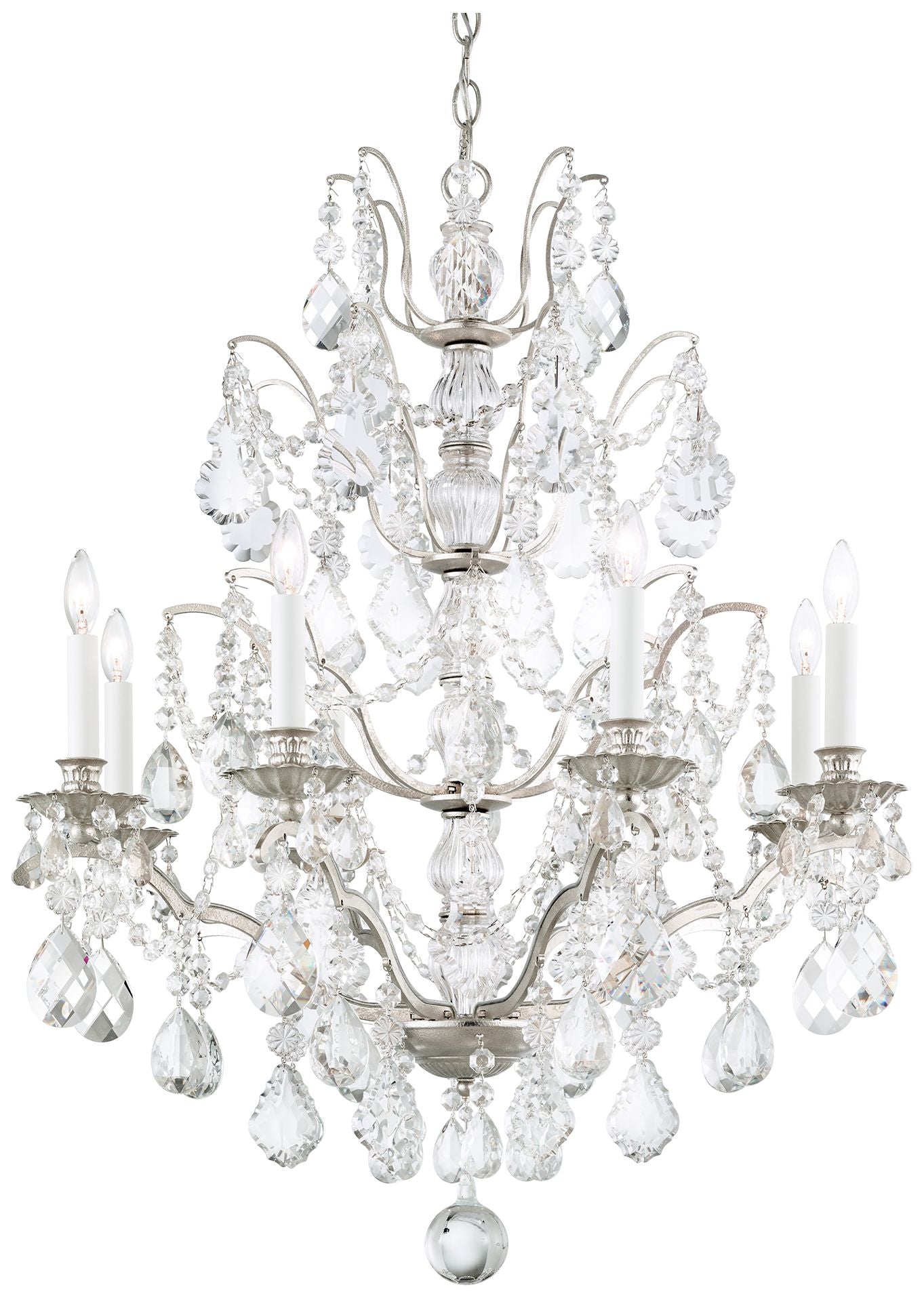 Bordeaux 32"H X 8-Light Crystal Chandelier