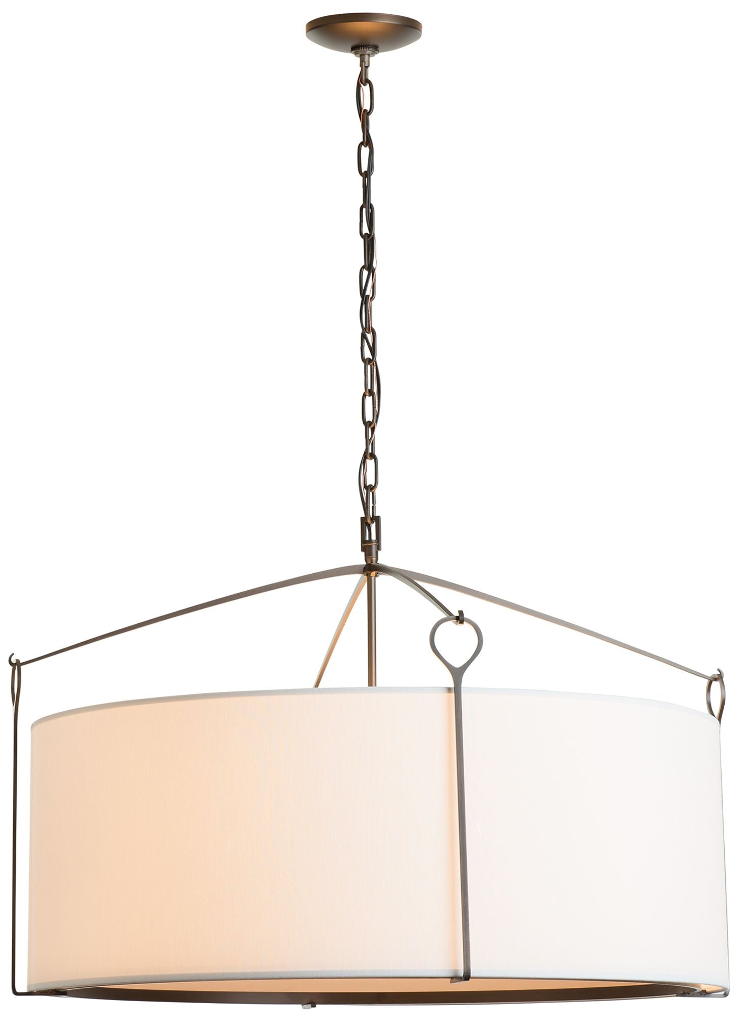 Bow Large Dark Smoke Finish Anna Chandelier