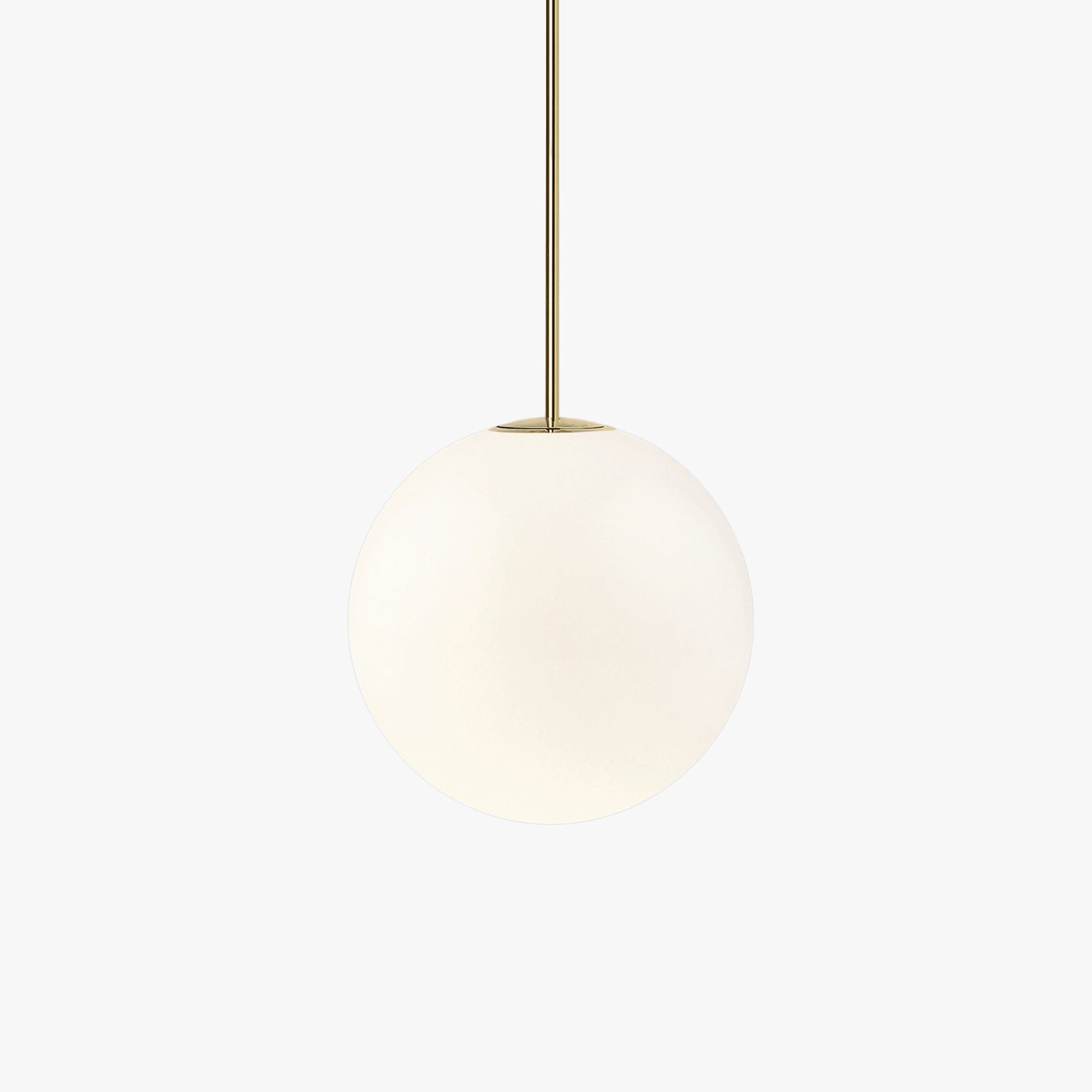 Brass Globe Rod Pendant Light