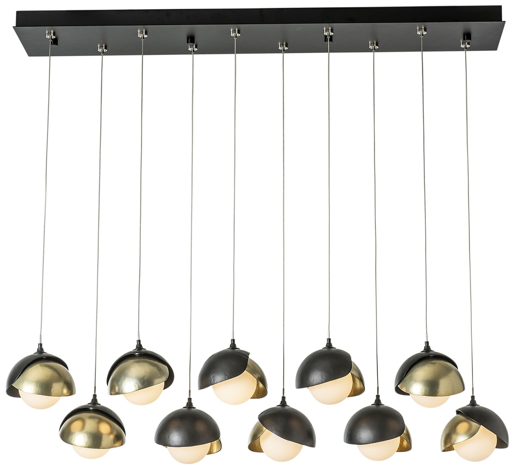 Brooklyn 10-Light Double Shade Chandelier