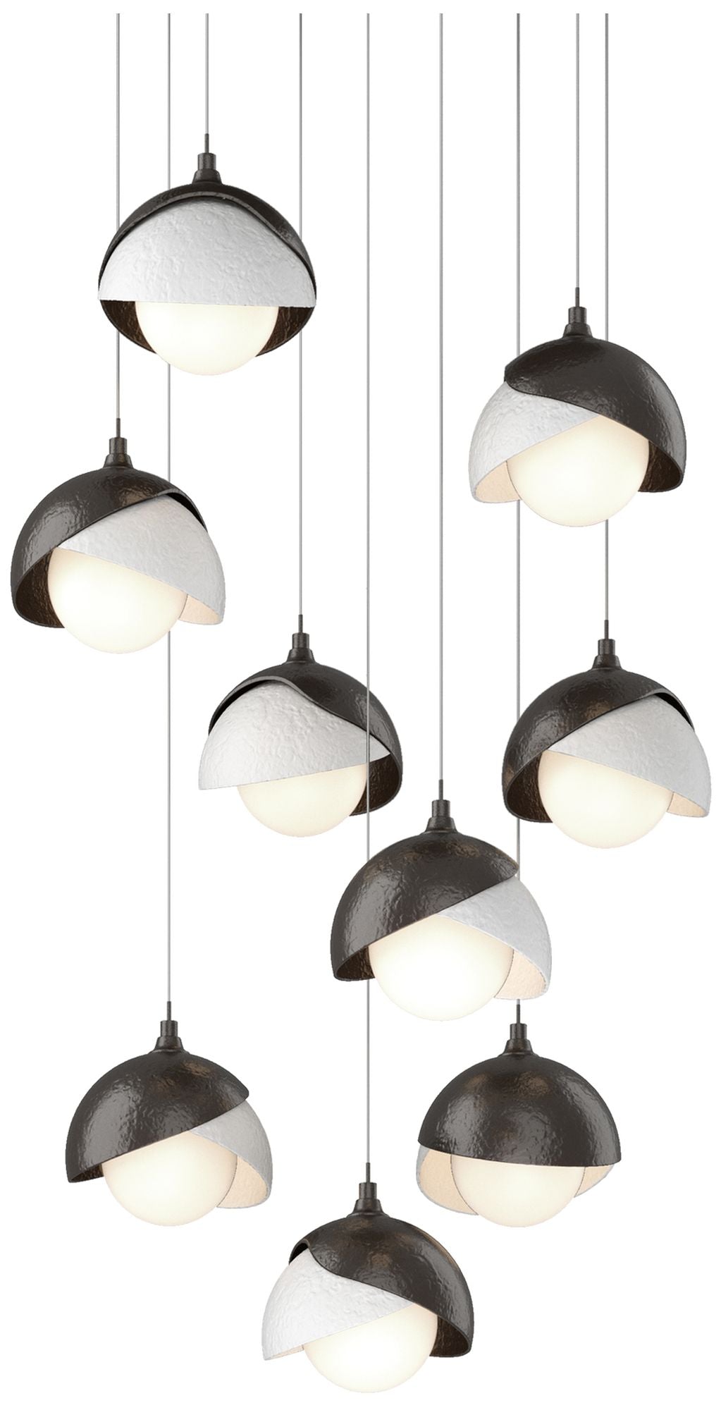 Brooklyn 9-Light Double Round Pendant Light