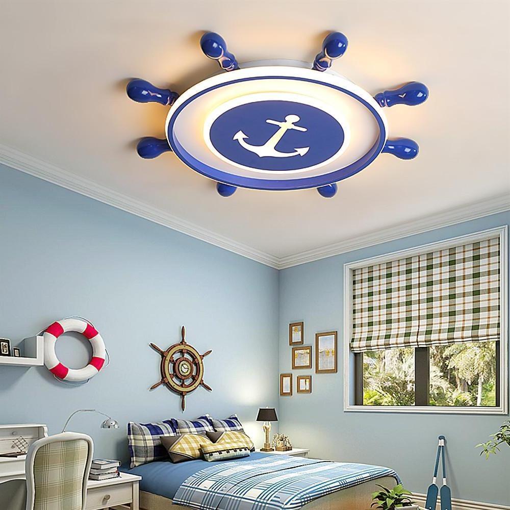 Anchor Insignia Flush Mount Ceiling Light Novelty LED
