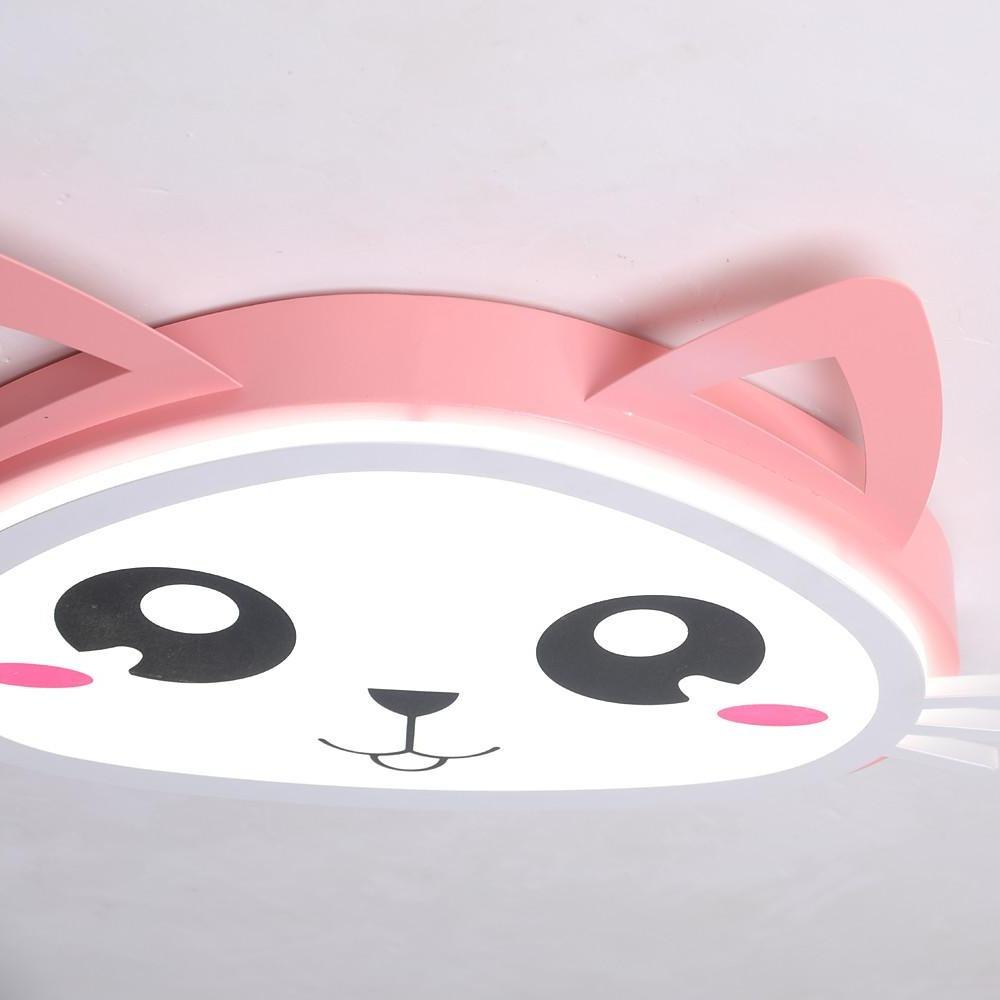 Kitten Bedroom Flush Mount Lighting LED Baby Kids