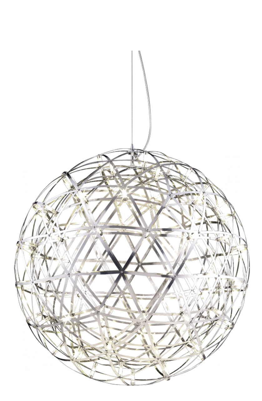 Manhattan Chandelier, 92-Light, LED, Chrome