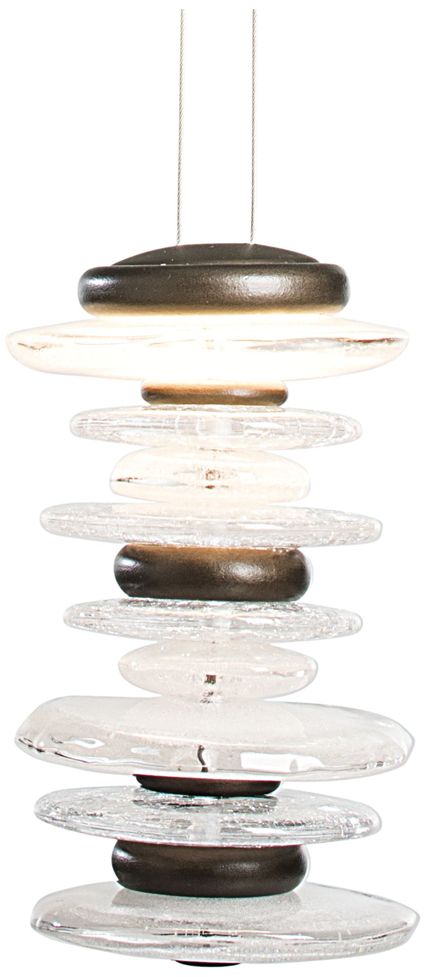 Cairn Large Mini Dark Smoke Chandelier