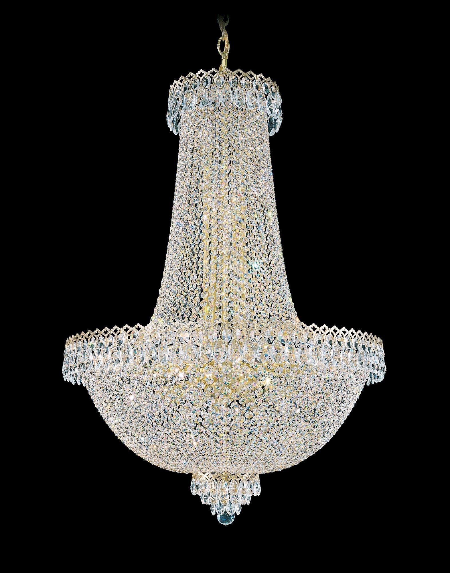 Camelot 40"H X 31-Light Crystal Chandelier