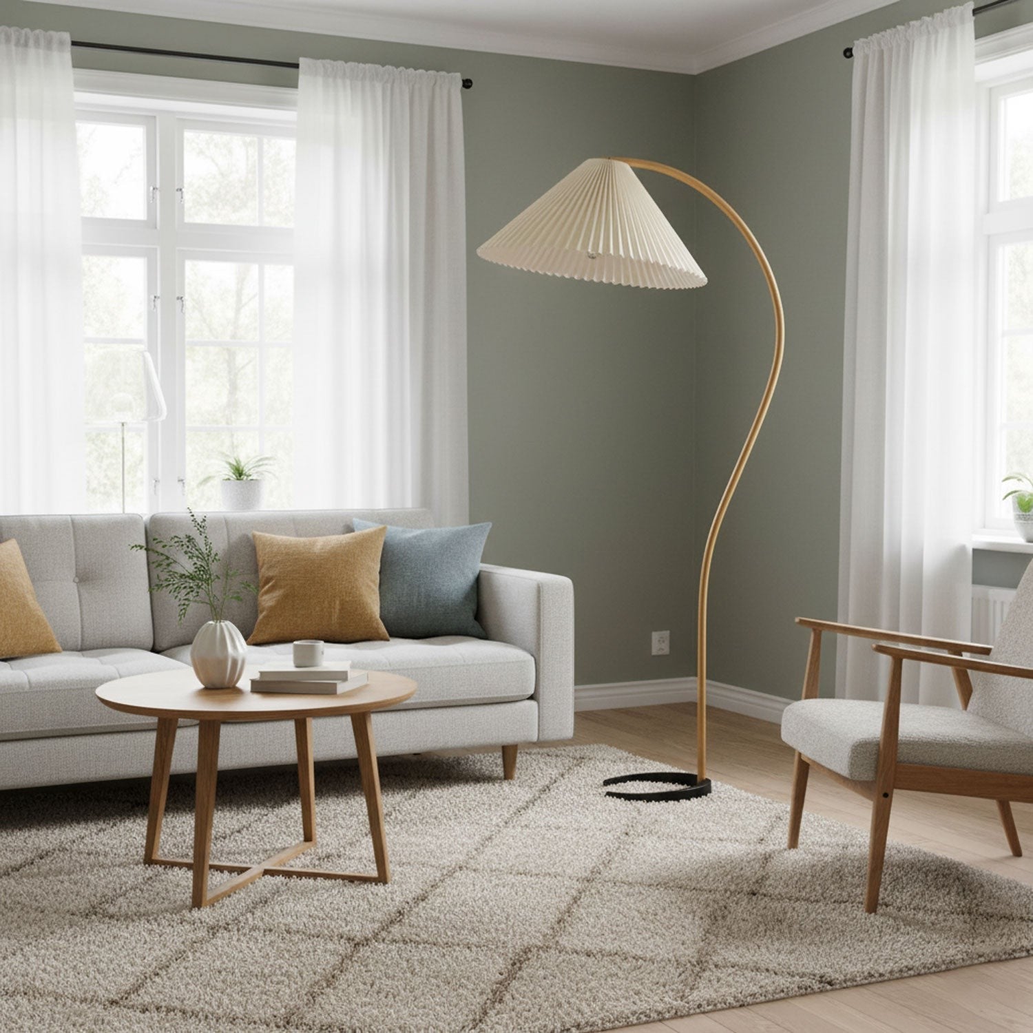 Caprani Scandinavian Floor Lamp