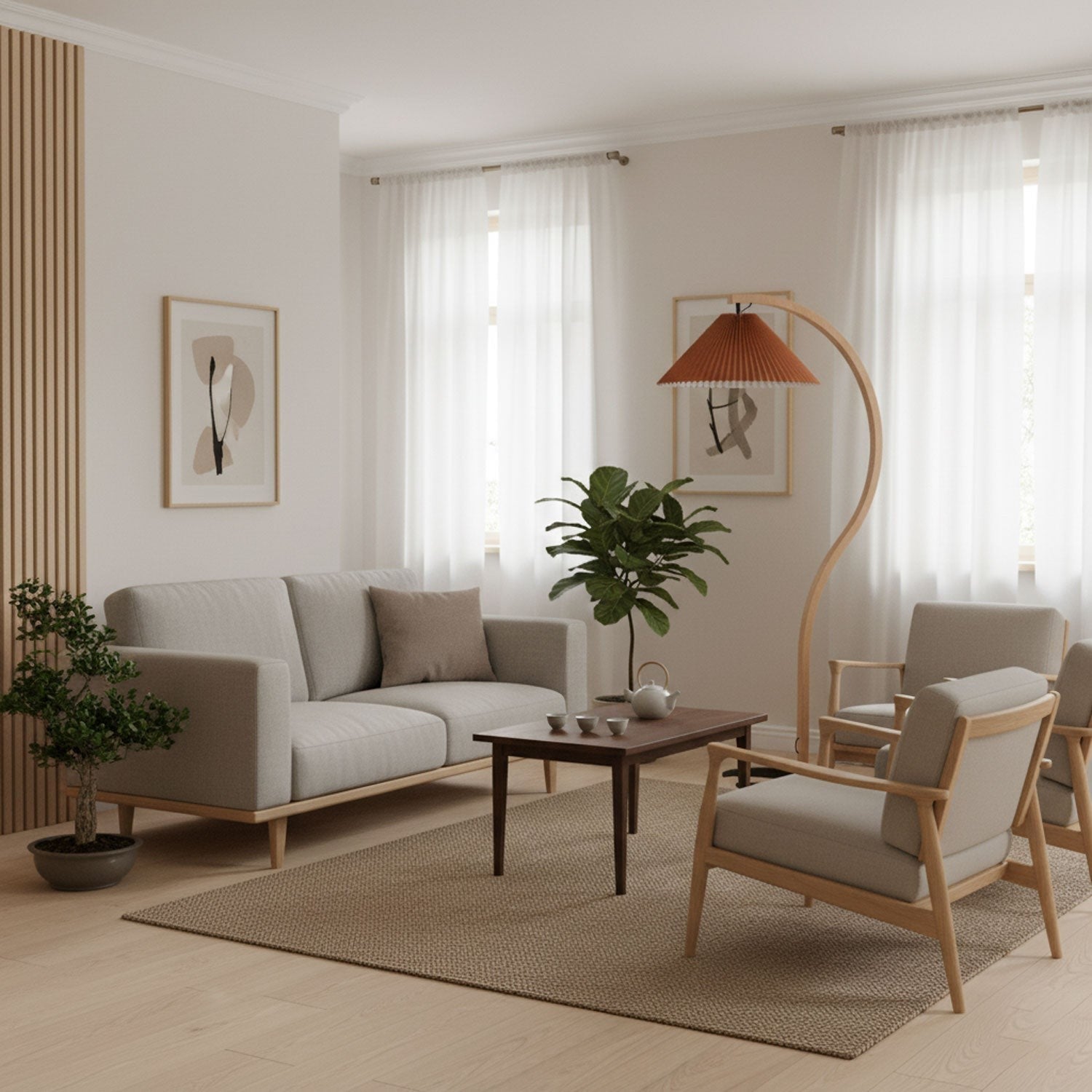 Caprani Scandinavian Floor Lamp