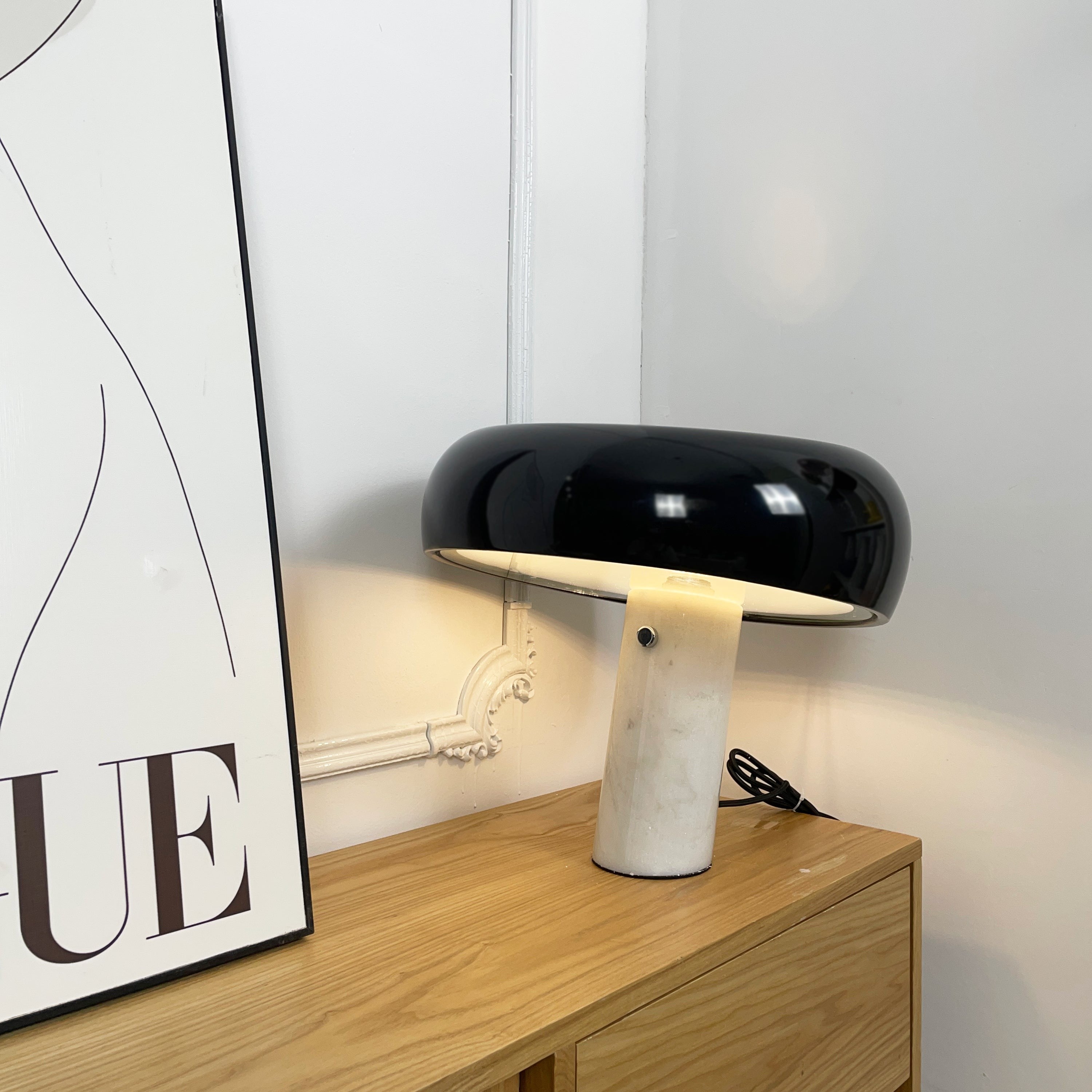Carrara Marble Glow Table Lamp