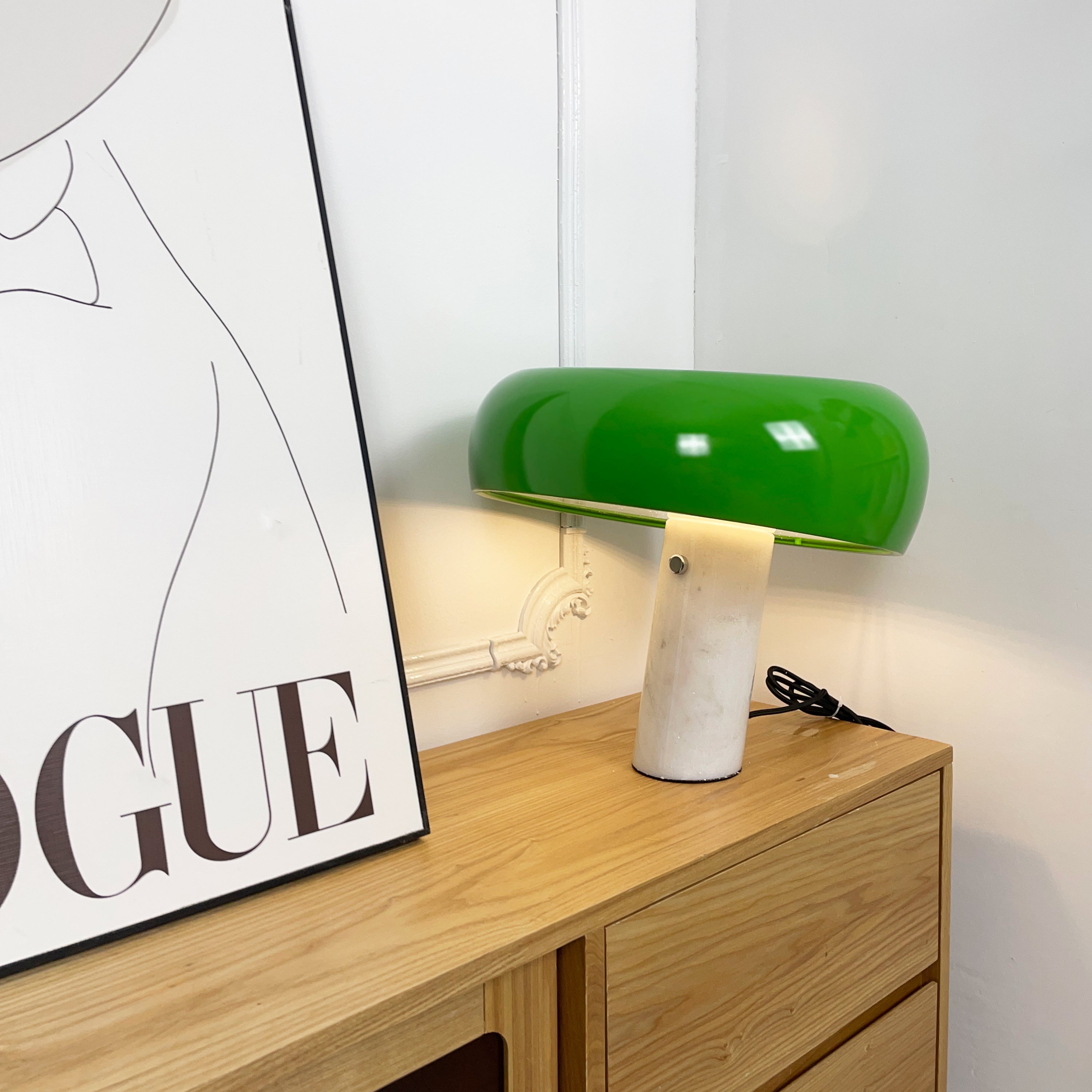 Carrara Marble Glow Table Lamp