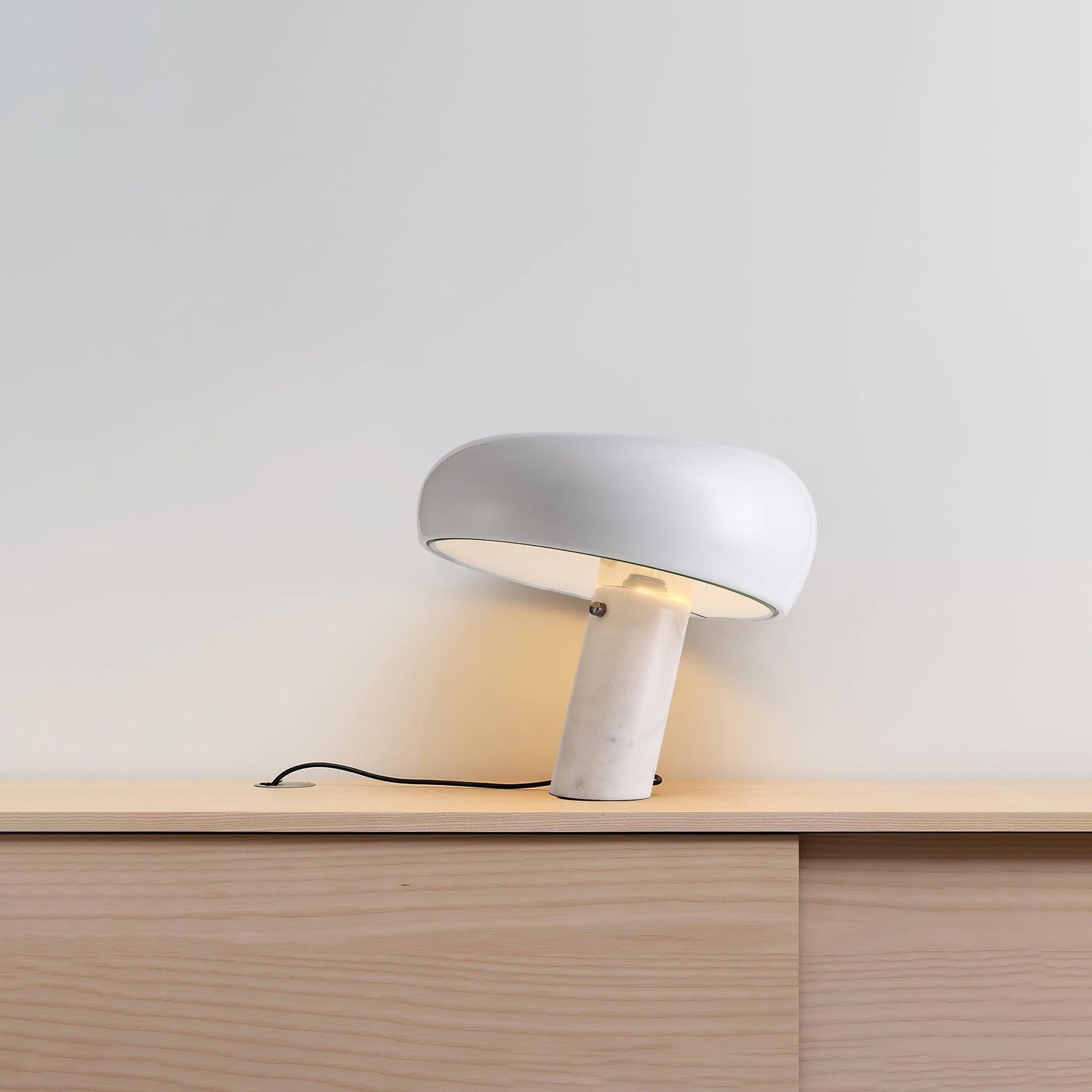 Carrara Marble Glow Table Lamp