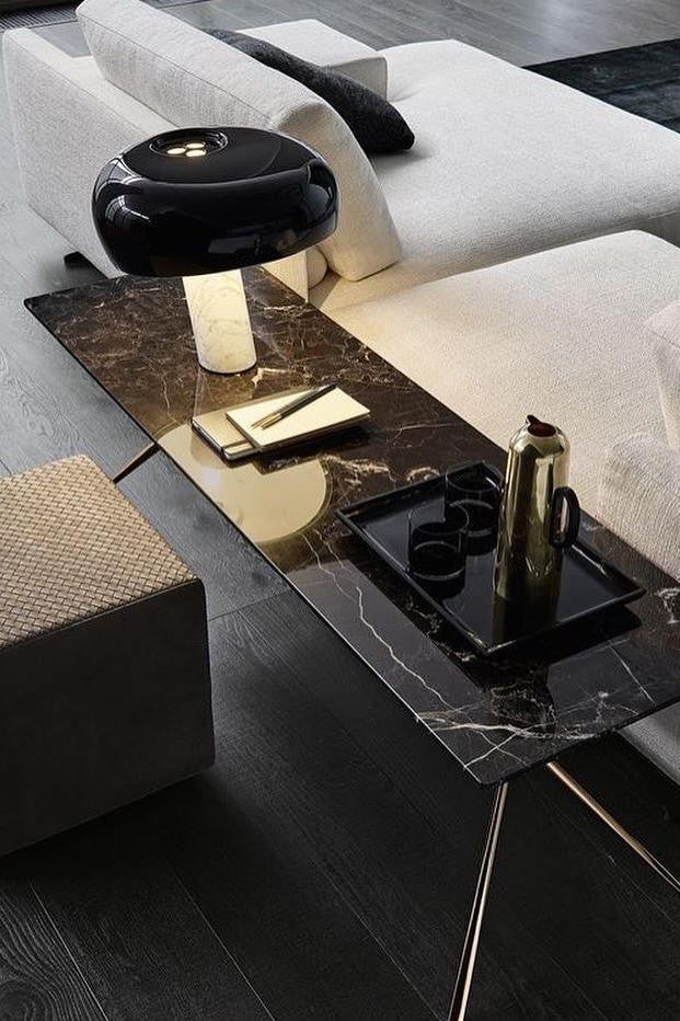 Carrara Marble Glow Table Lamp