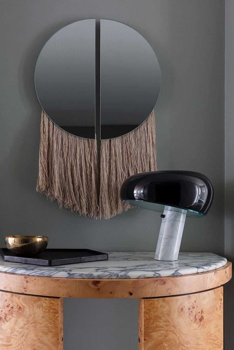 Carrara Marble Glow Table Lamp