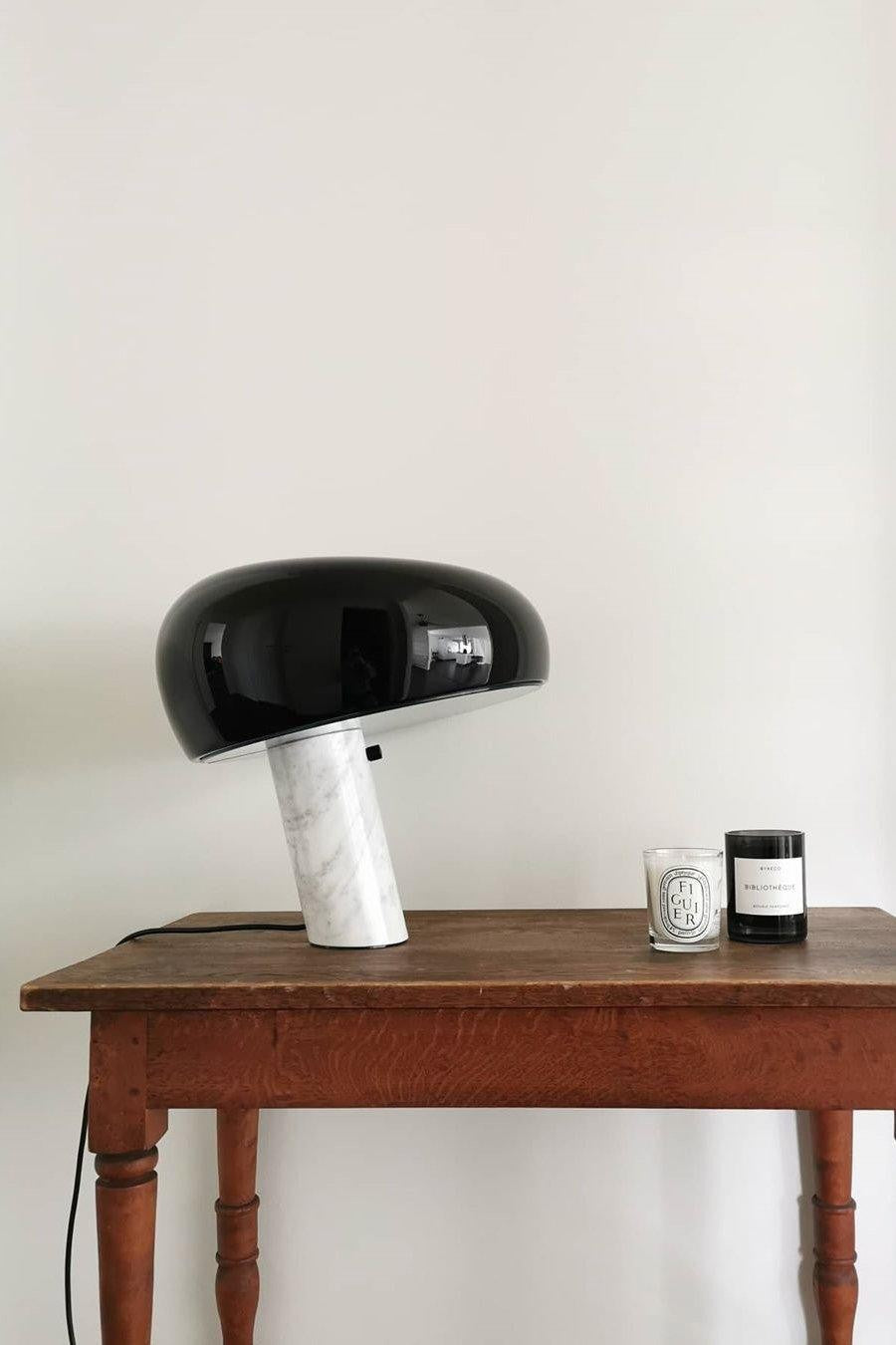 Carrara Marble Glow Table Lamp