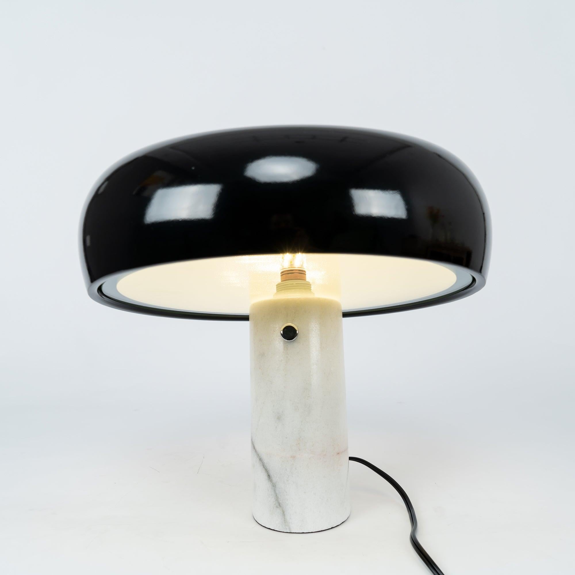 Carrara Marble Glow Table Lamp