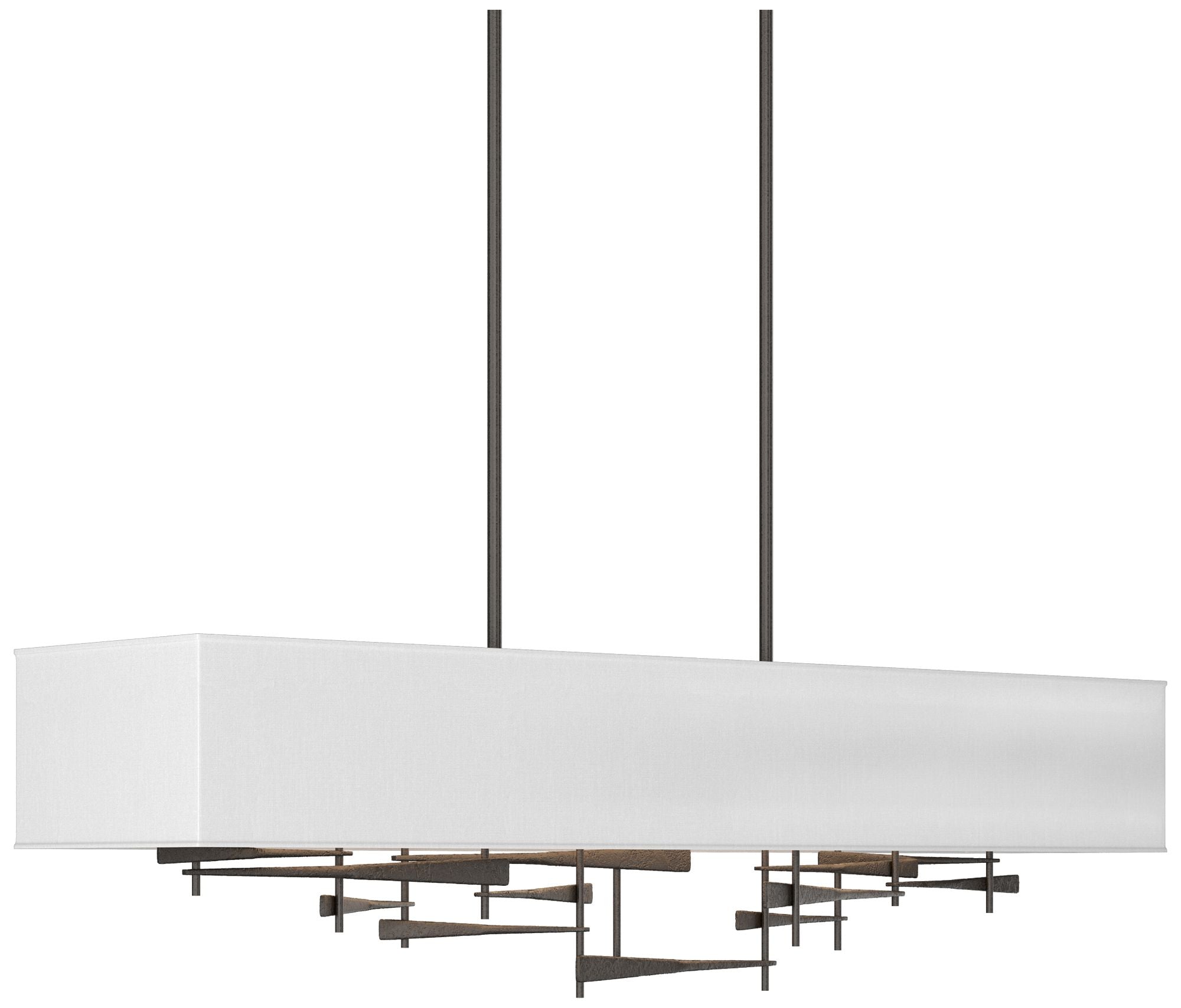 Cavaletti 42"W Oil Rubbed Bronze Long with Chandelier
