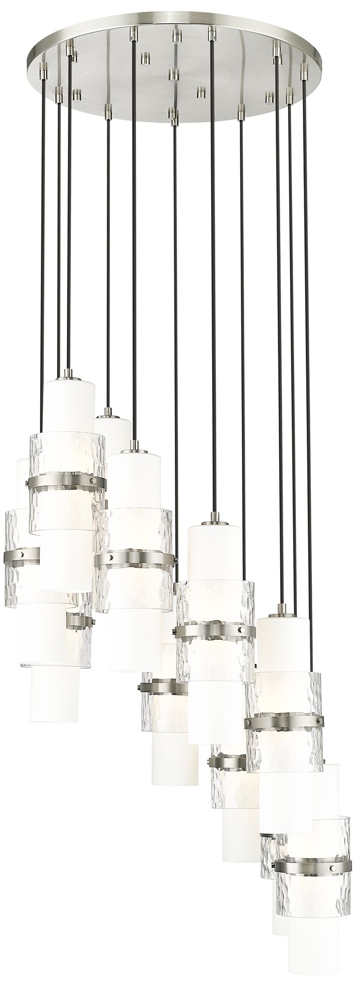 Cayden Brushed Nickel 11-Light Chandelier