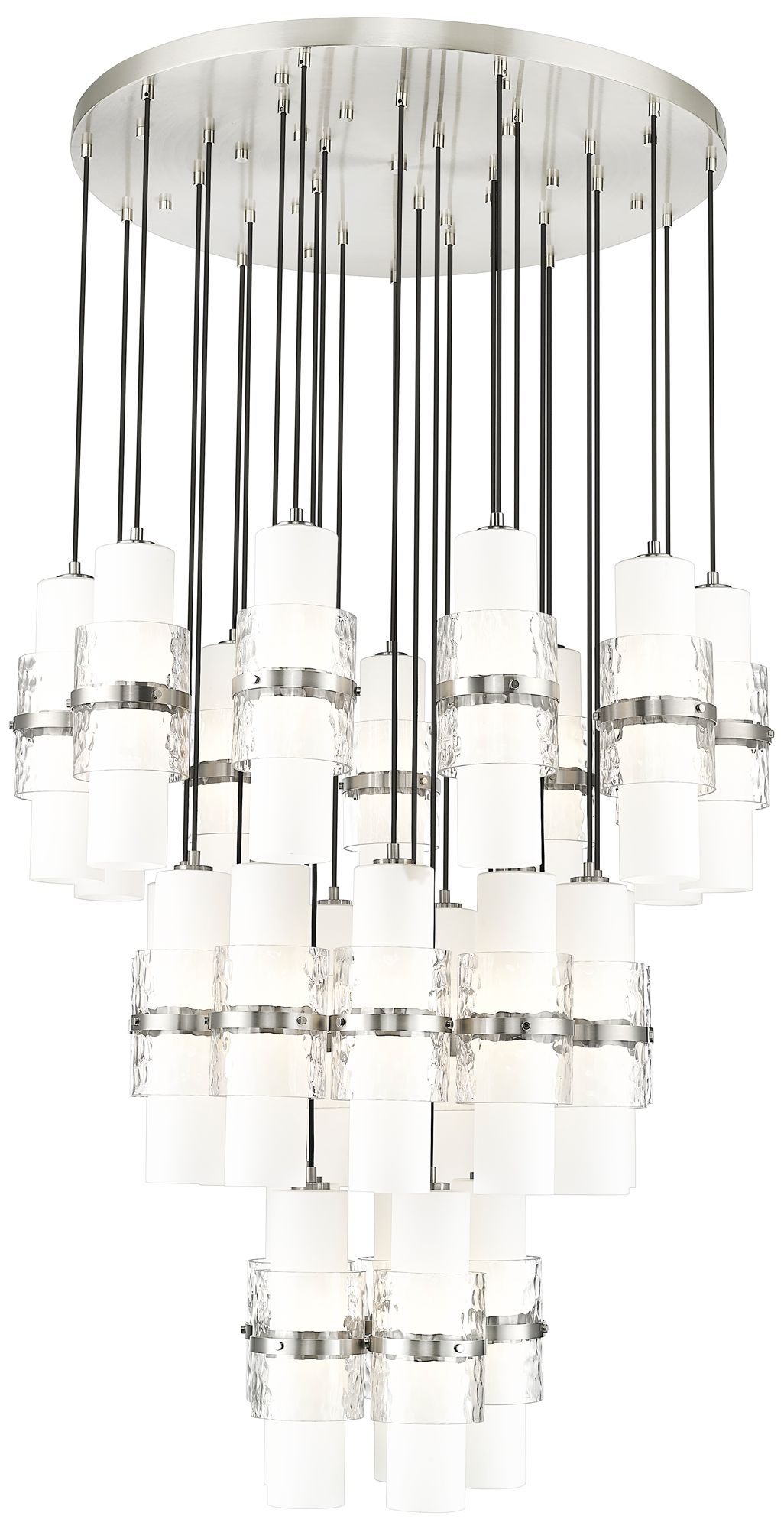 Cayden Brushed Nickel 27-Light Chandelier
