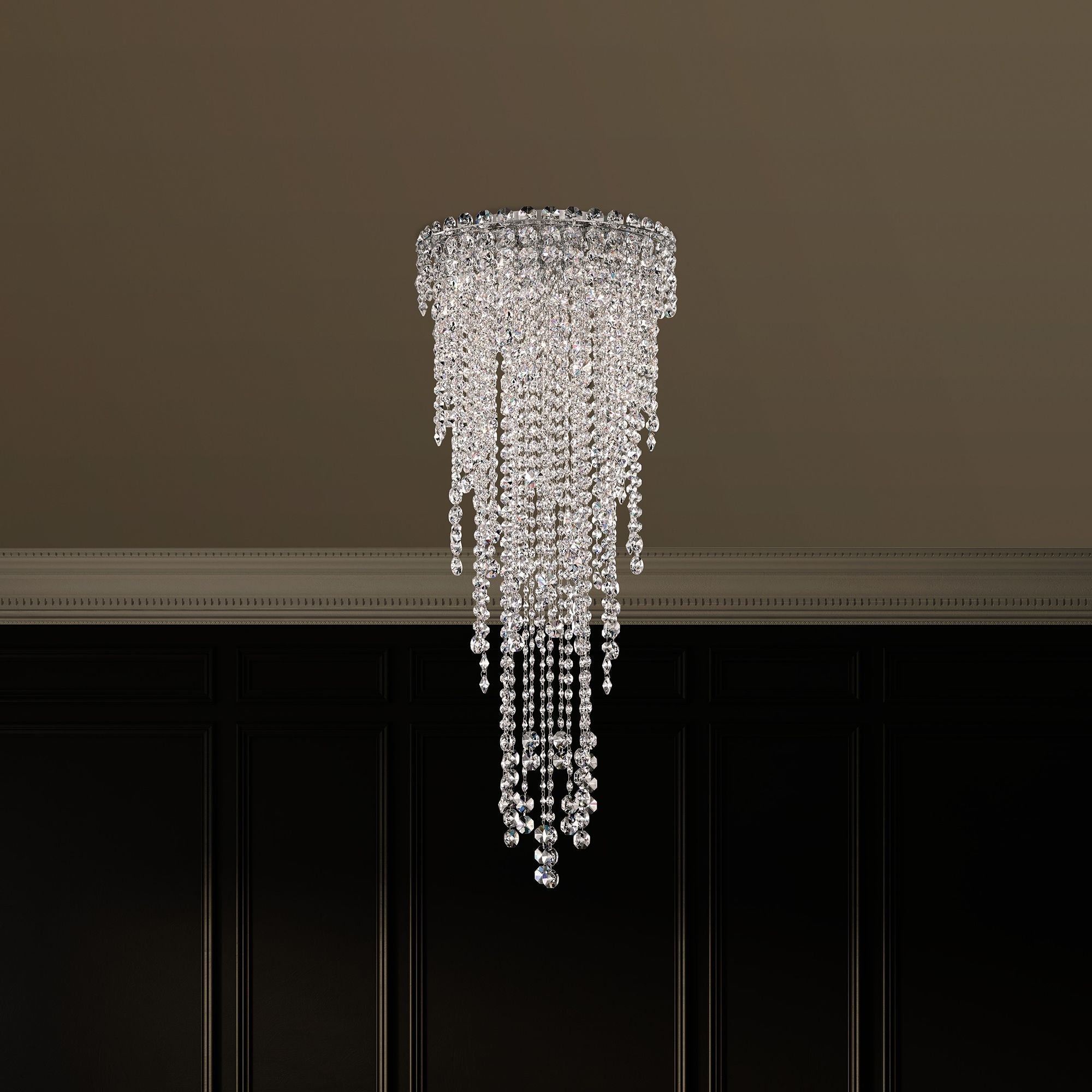 Chantant 35.5"H X 4-Light Crystal Flush Chandelier