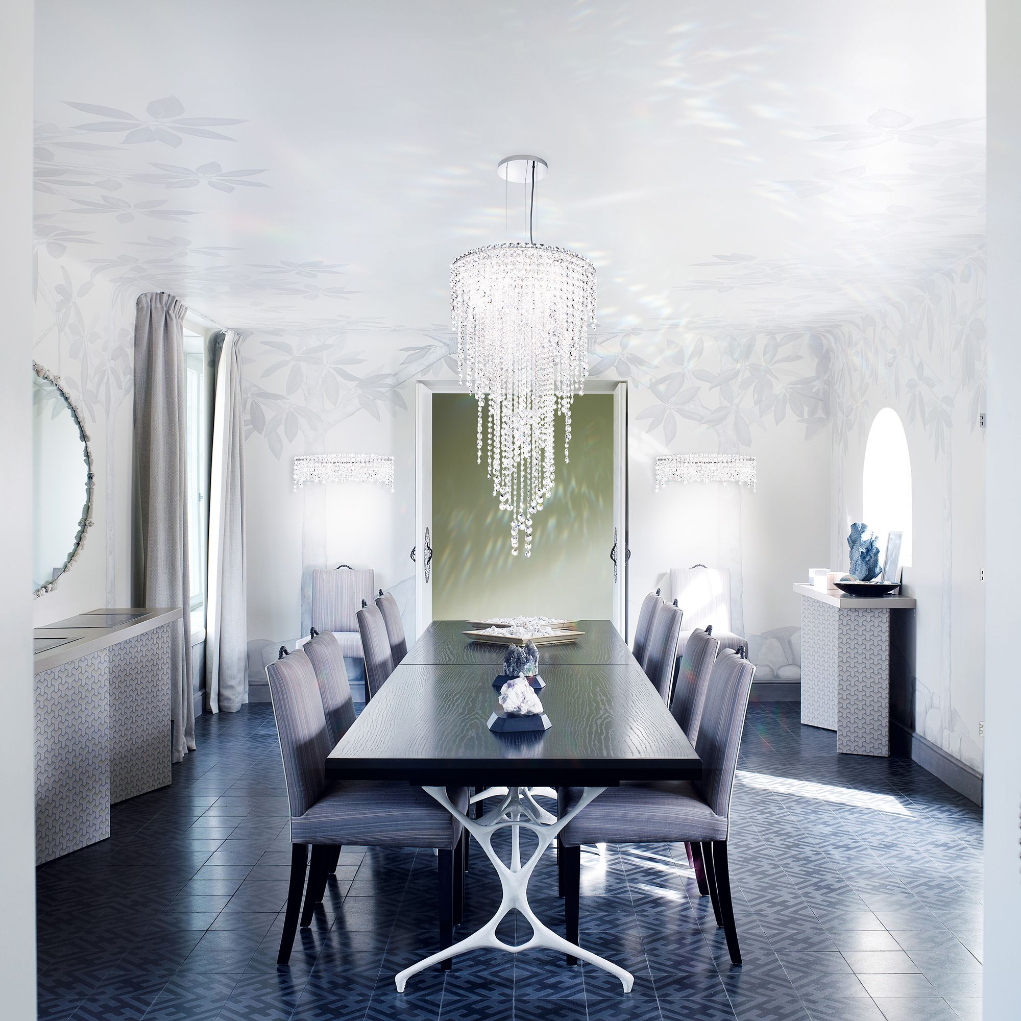 Chantant 41.5"H X 5-Light Crystal Chandelier