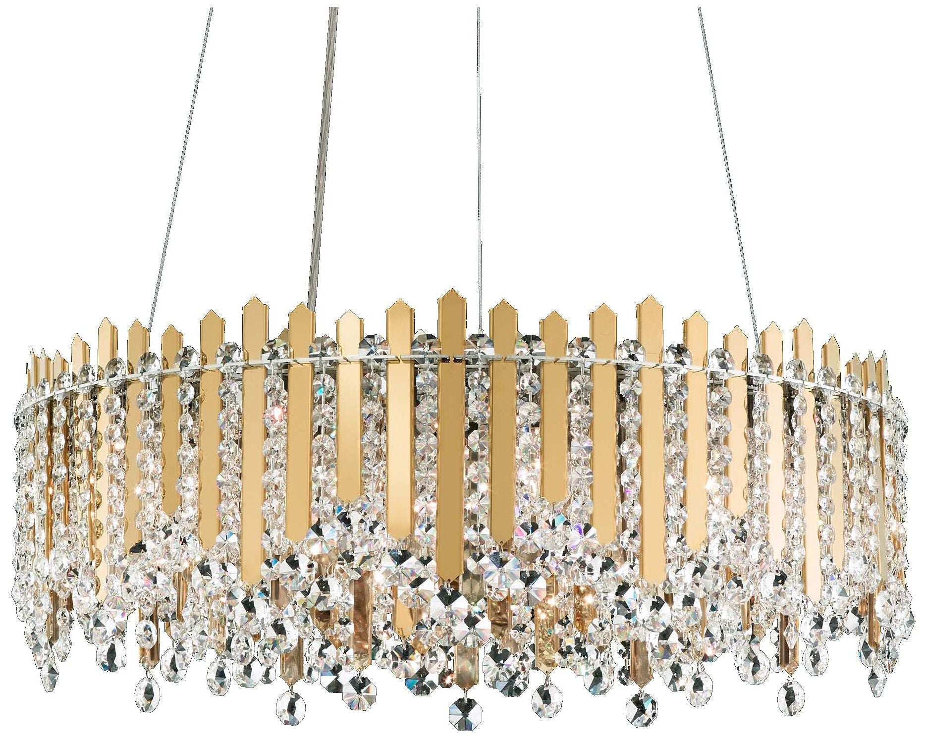 Chatter 8.5"H X 12-Light Crystal Chandelier