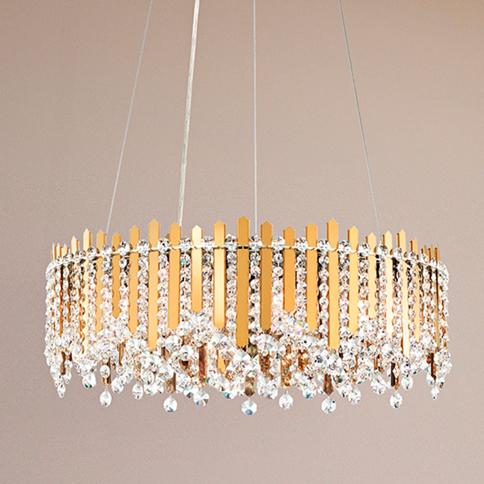 Chatter 8.5"H X 12-Light Crystal Chandelier