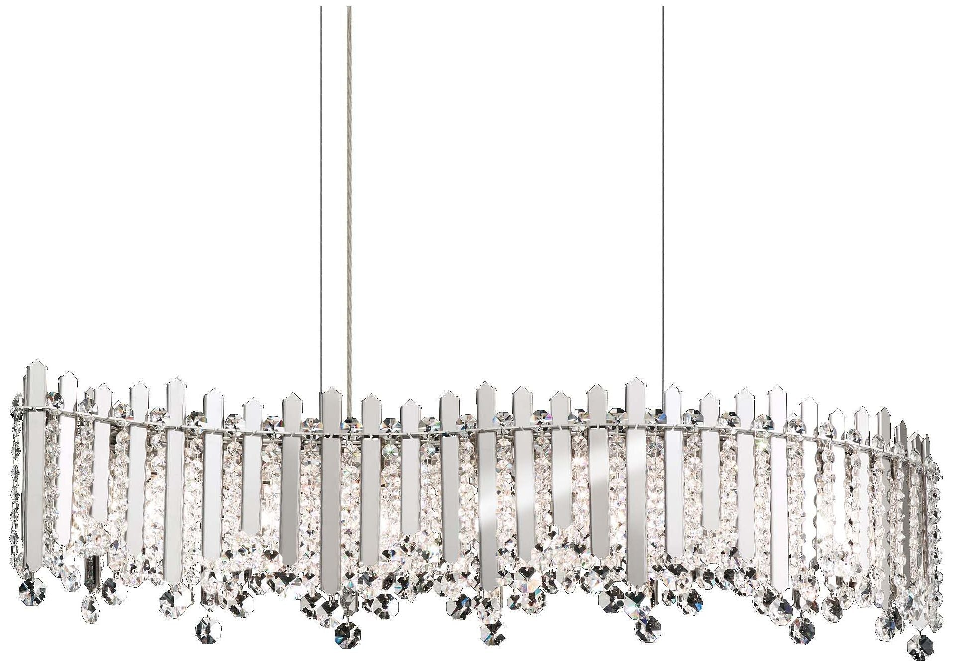 Chatter 8.5"H X 32.5"W 7-Light Crystal Linear Pendant