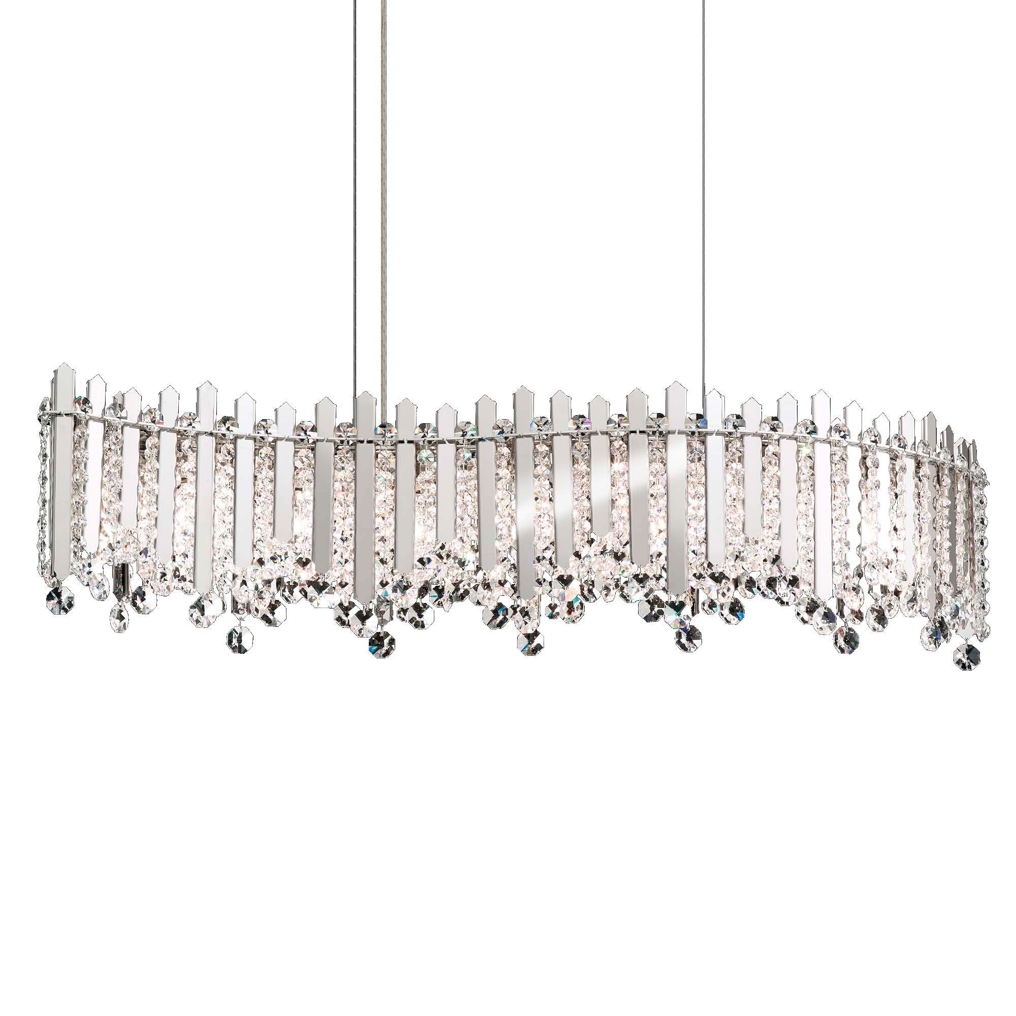 Chatter 8.5"H X 32.5"W 7-Light Crystal Linear Pendant
