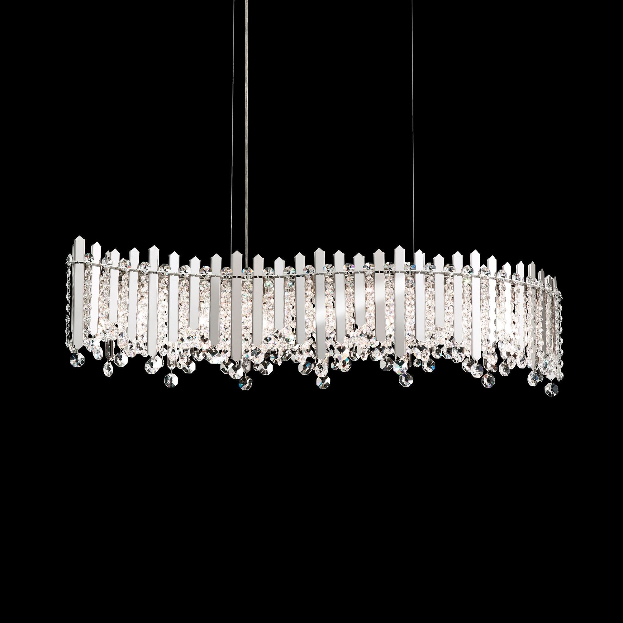 Chatter 8.5"H X 32.5"W 7-Light Crystal Linear Pendant