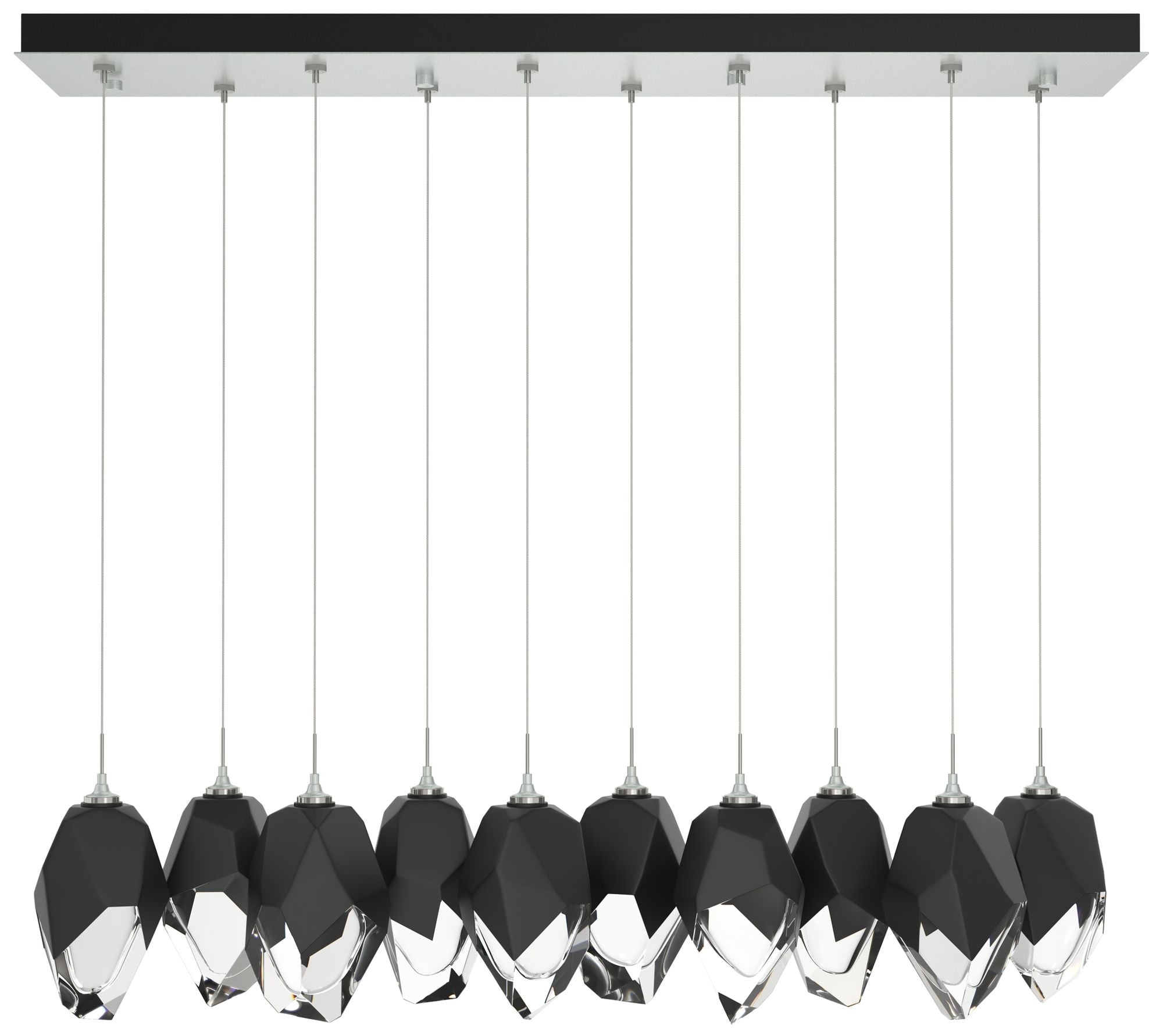 Chrysalis 10-Light Platinum Large Chandelier