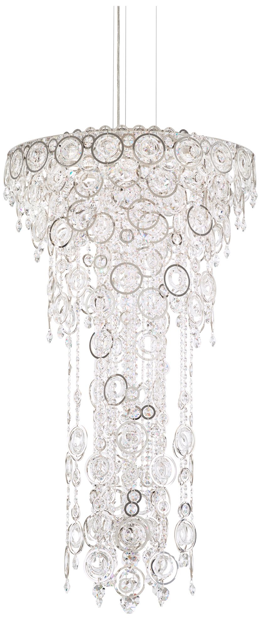 Circulus 44.5"H X 6-Light Crystal Chandelier