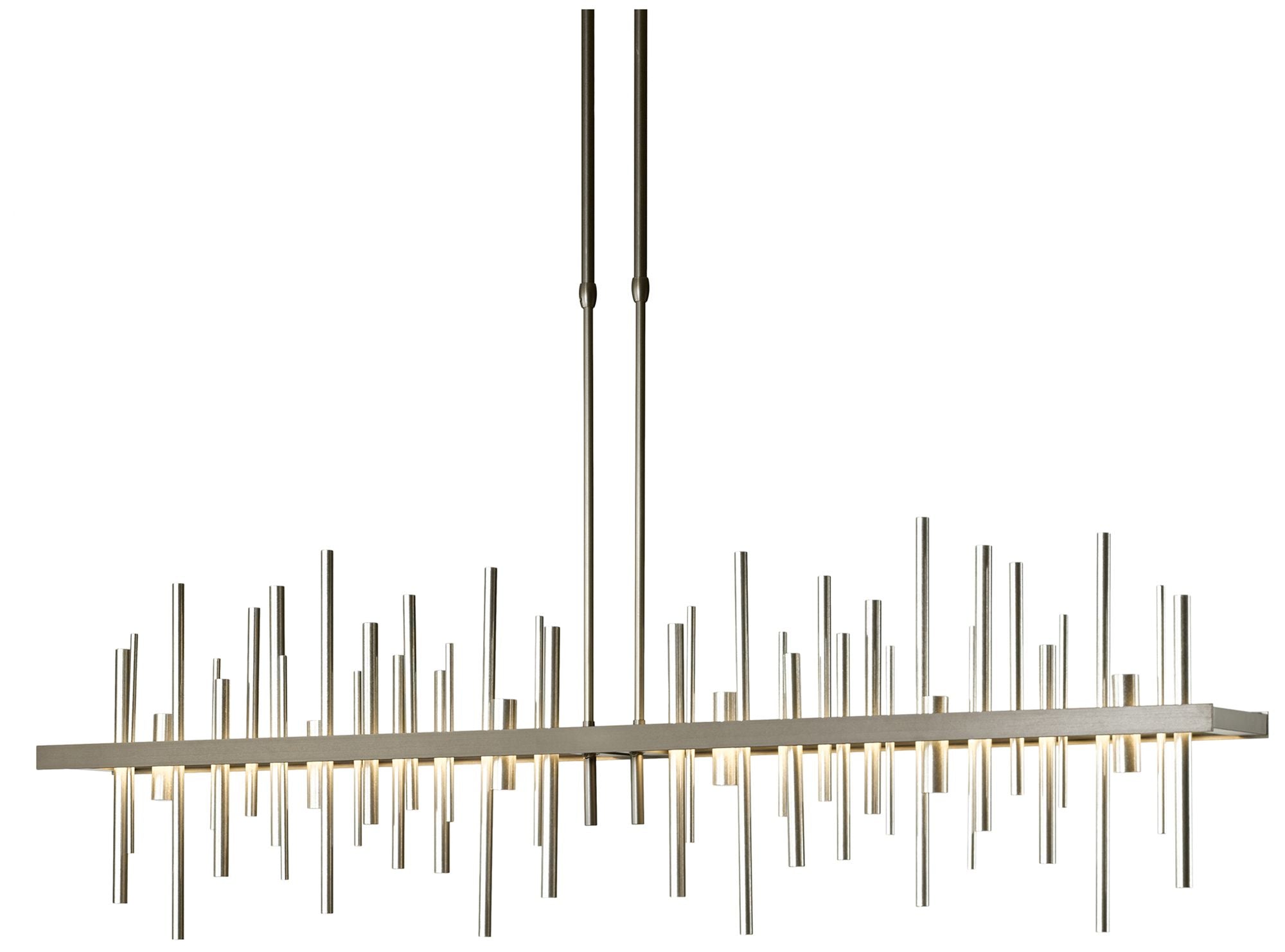 Cityscape 51.9" Dark Smoke Long LED Chandelier